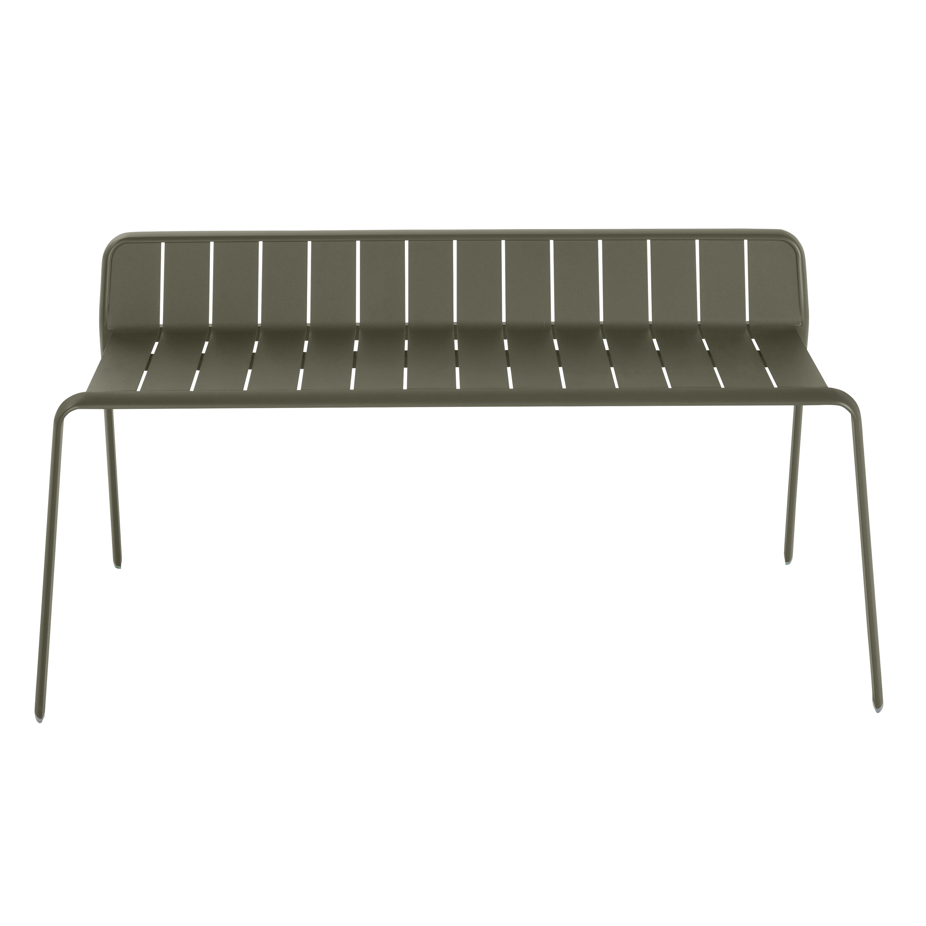 Banc de jardin NATERIAL Idaho en aluminium vert - 6