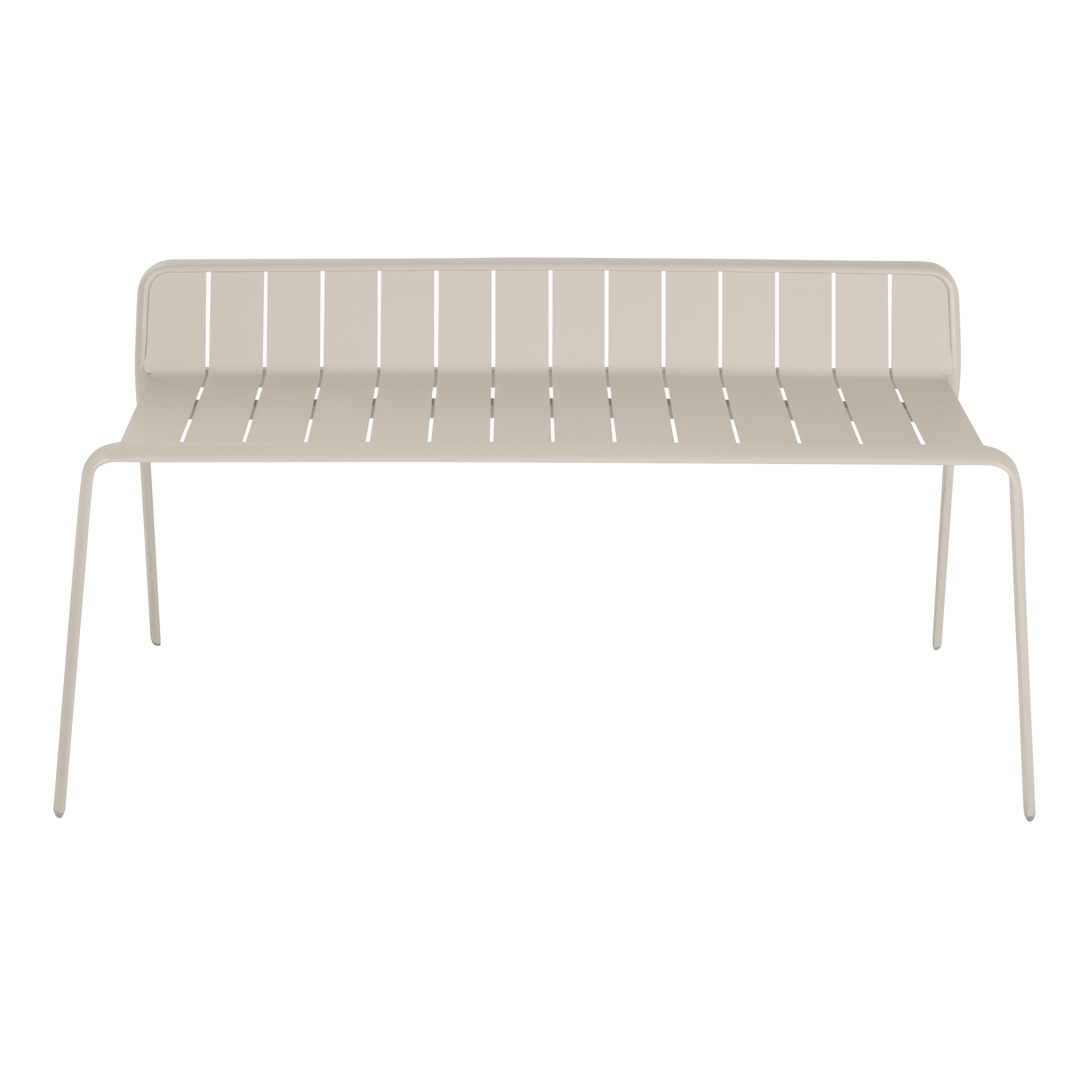 Panca da giardino in alluminio beige Idaho NATERIAL, 1 posto - 7