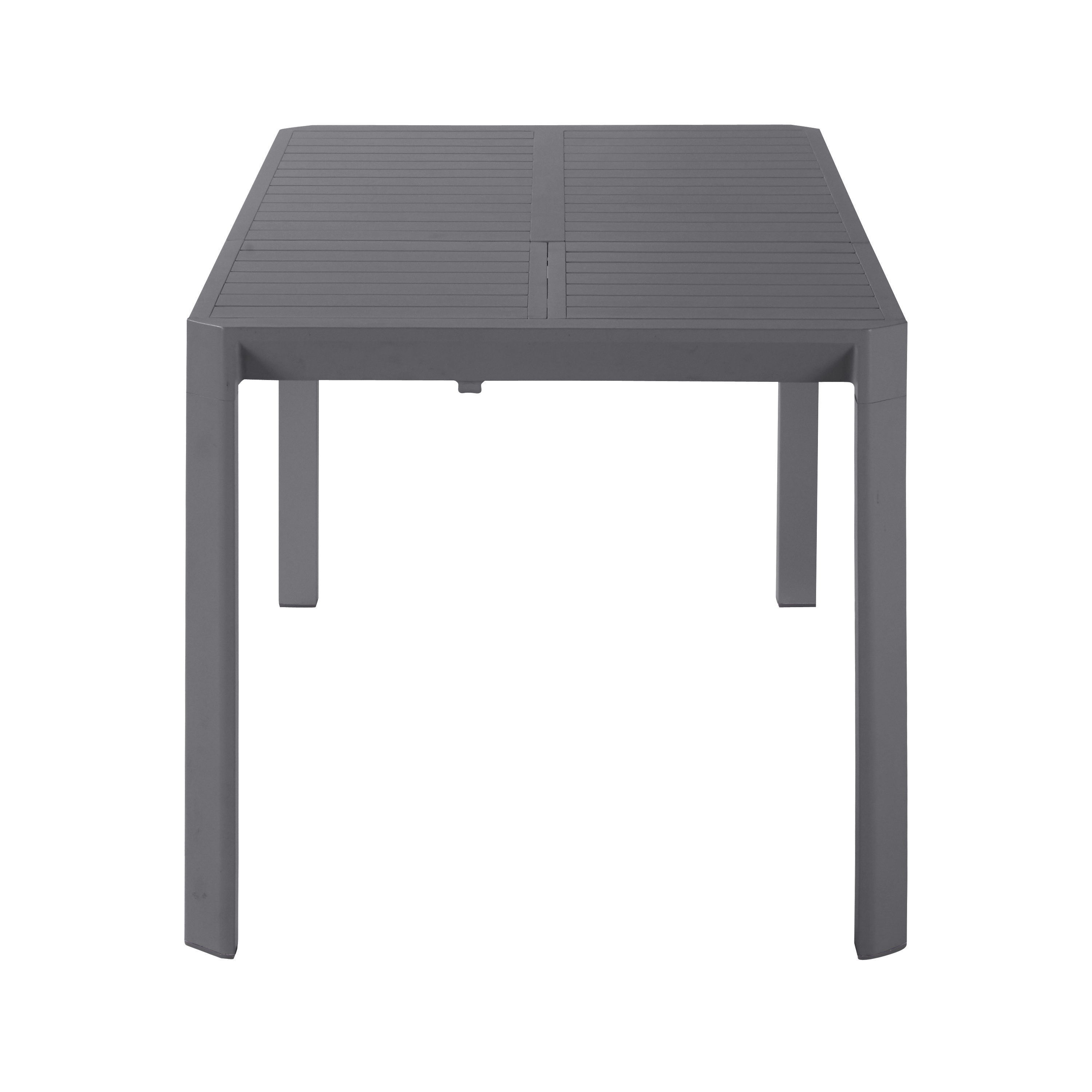 Table de jardin NATERIAL Idaho rectangulaire gris / argent 6 personnes