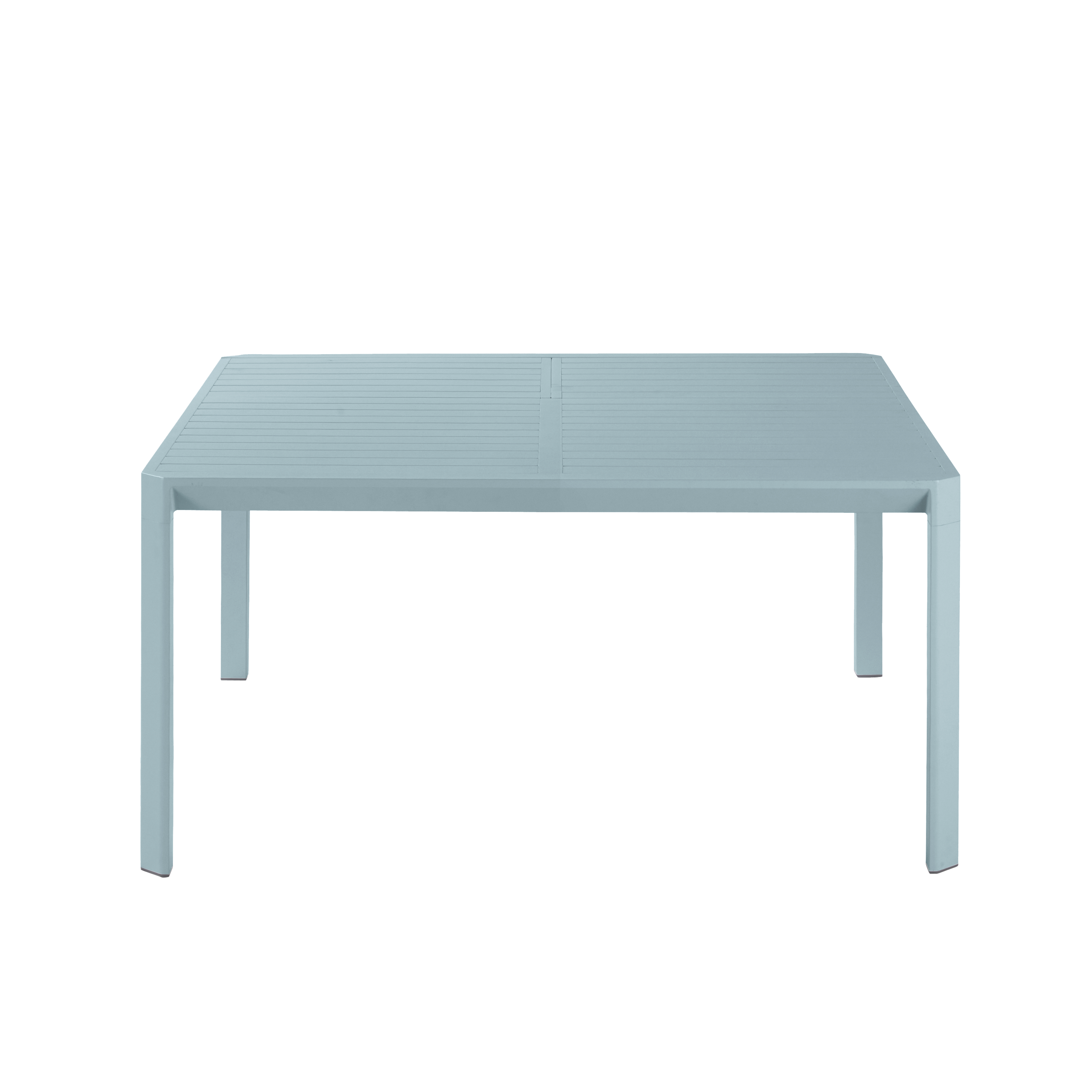 Set tavolo e sedie Idaho NATERIAL in alluminio blu per 8 persone - 7