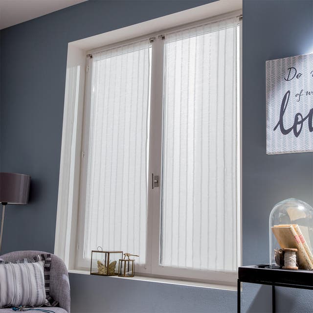 Bastoni per tende bianchi per finestre da 48 a 88, resistenti 5/8 di diametro, asta decorativa standard per tende per camera da letto, soggiorno, regolabile da 48 a 84 cm, asta per