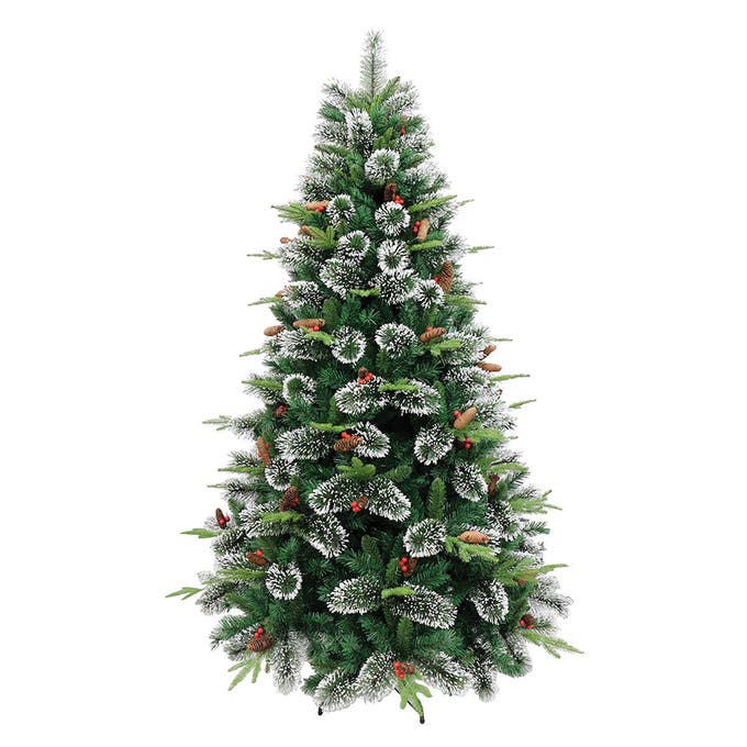 Alberi di Natale semi addobbati
