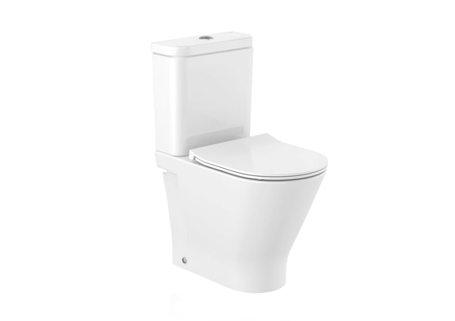 Pack WC ROCA Legacy Confort  con tapa amortiguada blanco