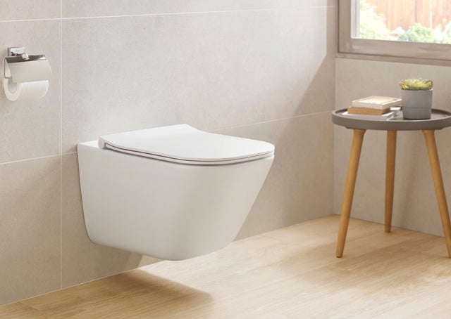 Inodoro suspendido para decorar el baño