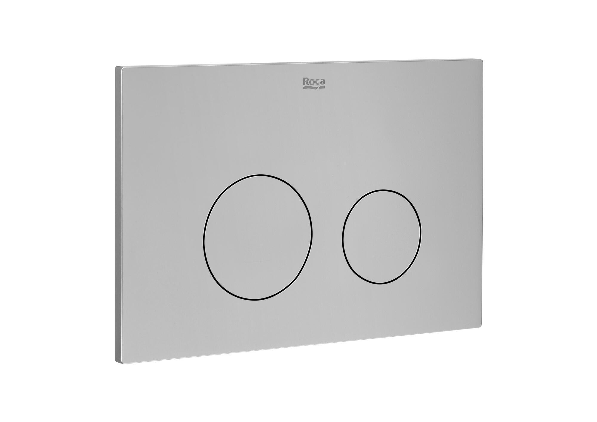 Placa de accionamiento wc suspendido roca active one cromado mate