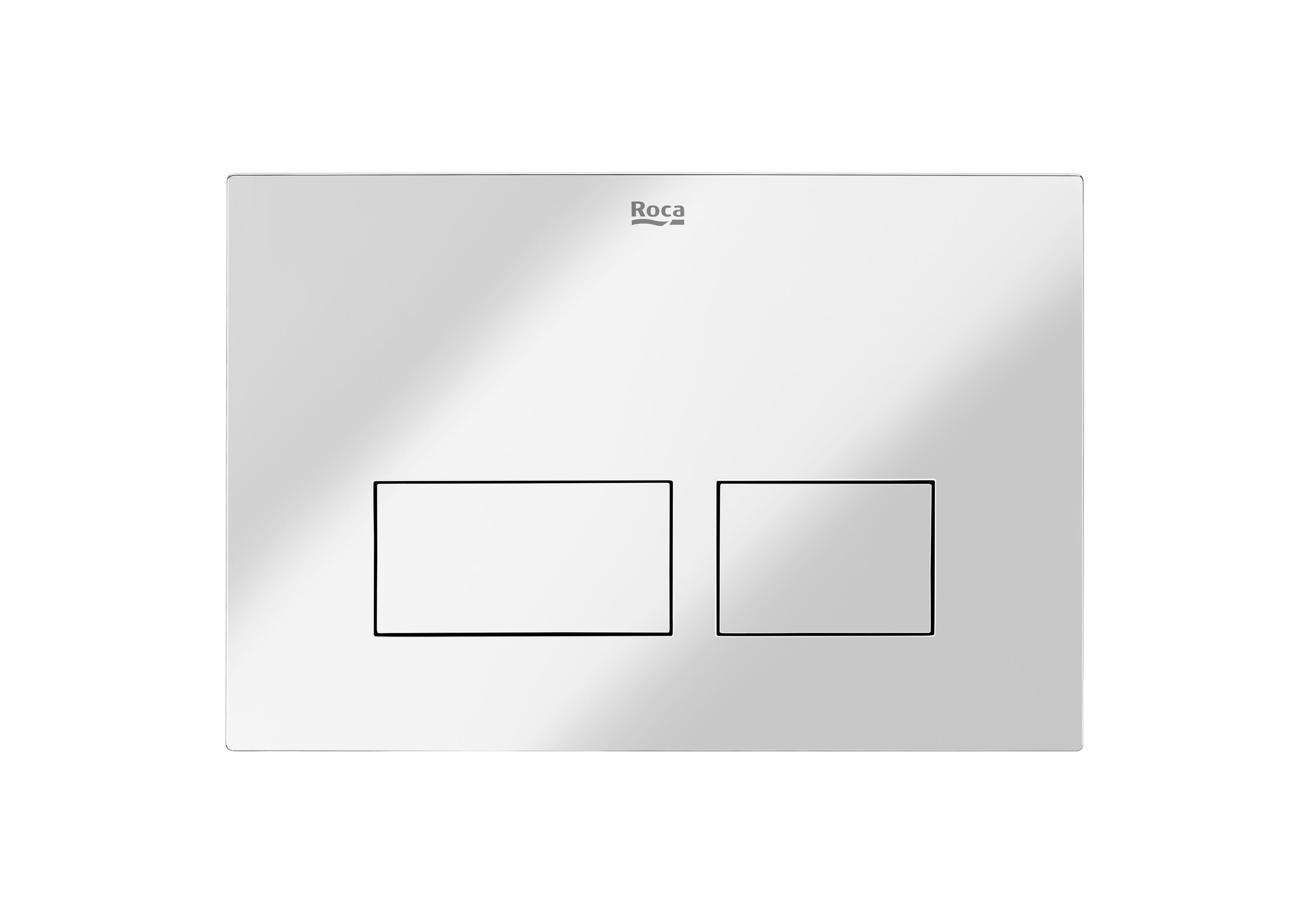 Pulsador ROCA Active One Ac4 cromado brillante para cisterna WC suspendido - 2