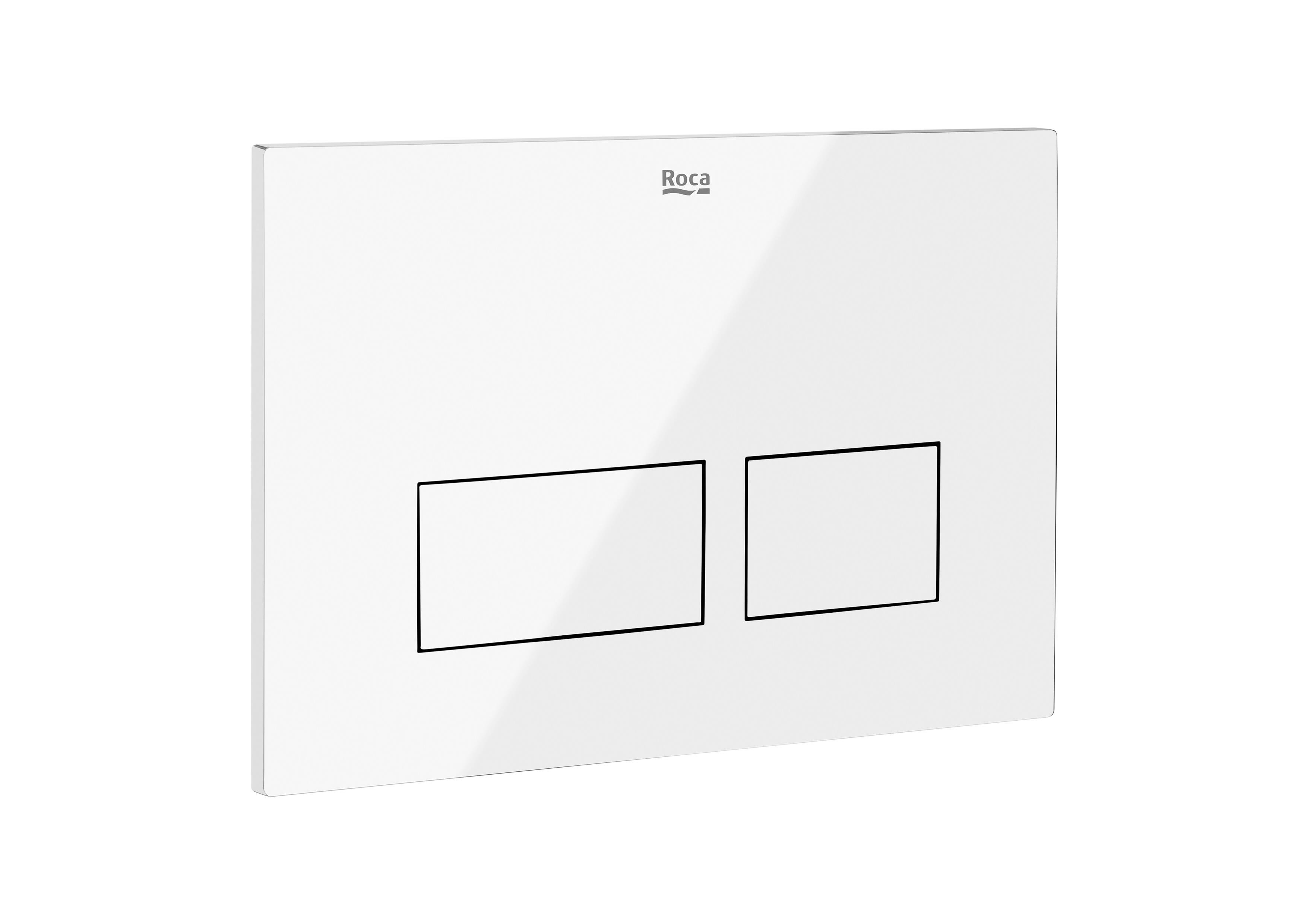 Pulsador ROCA Active One Ac4 Blanco Brillante Para Cisterna WC 