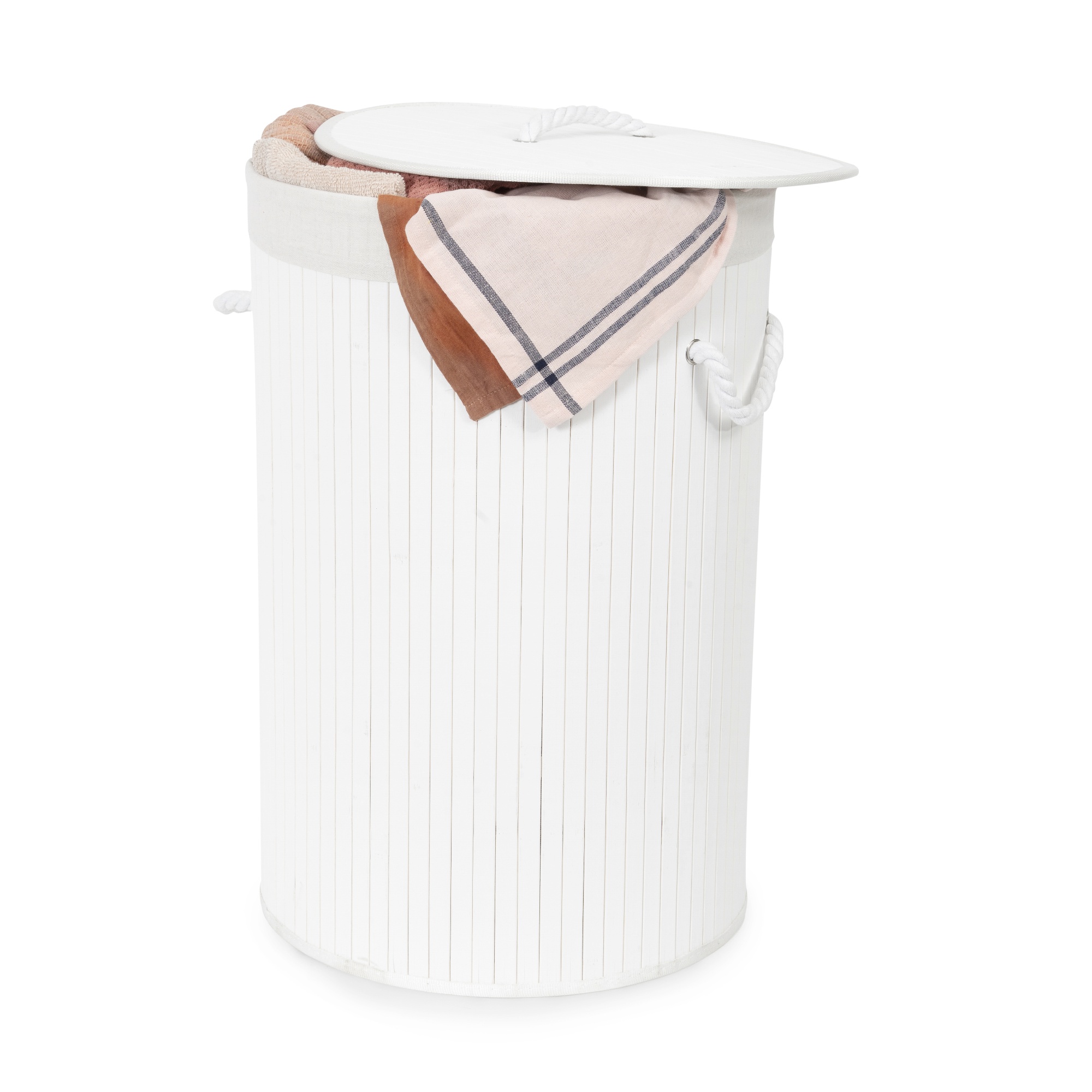 Cesto de ropa cestos blanco 75 l