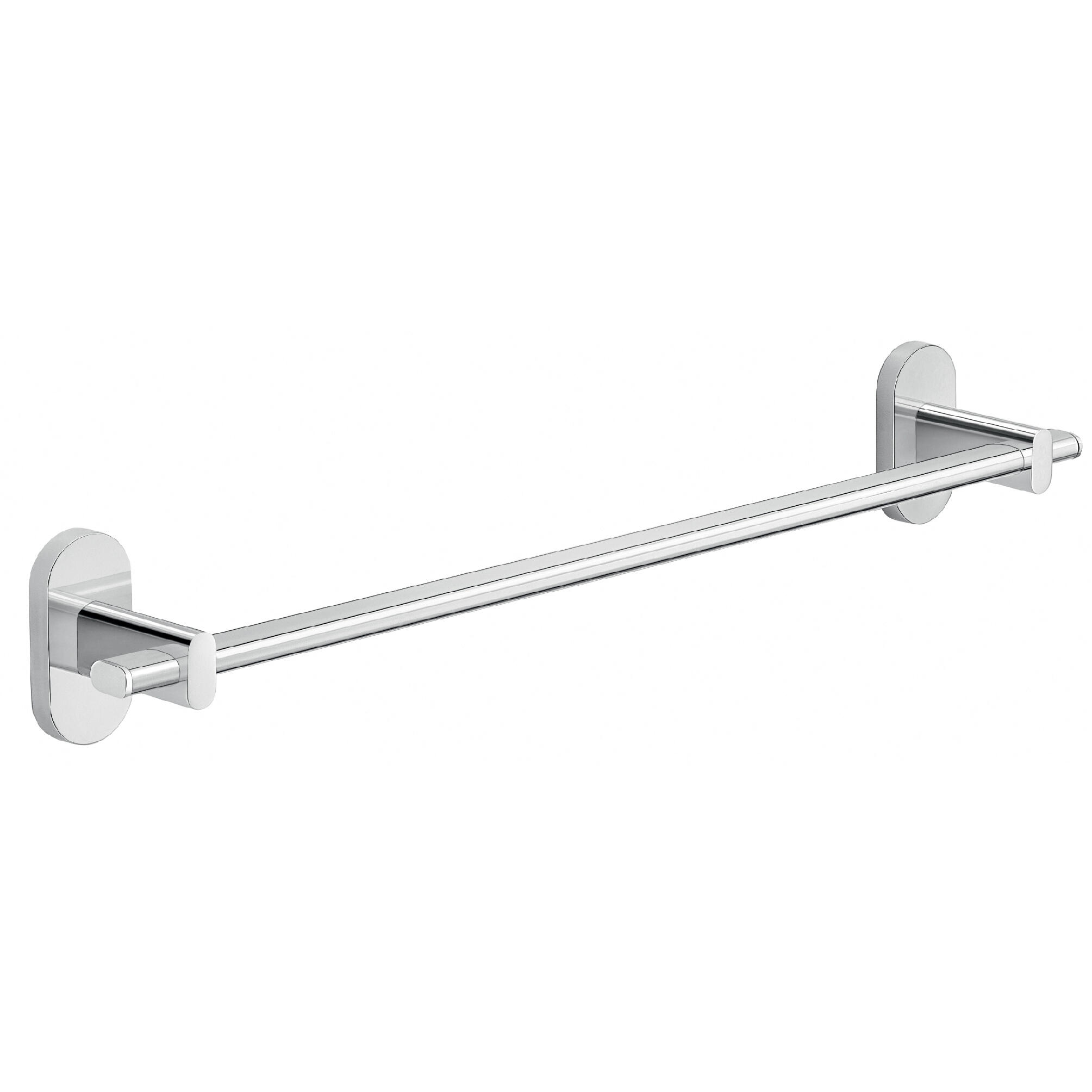 Toallero atornillar febo plata cromado 45x7 cm