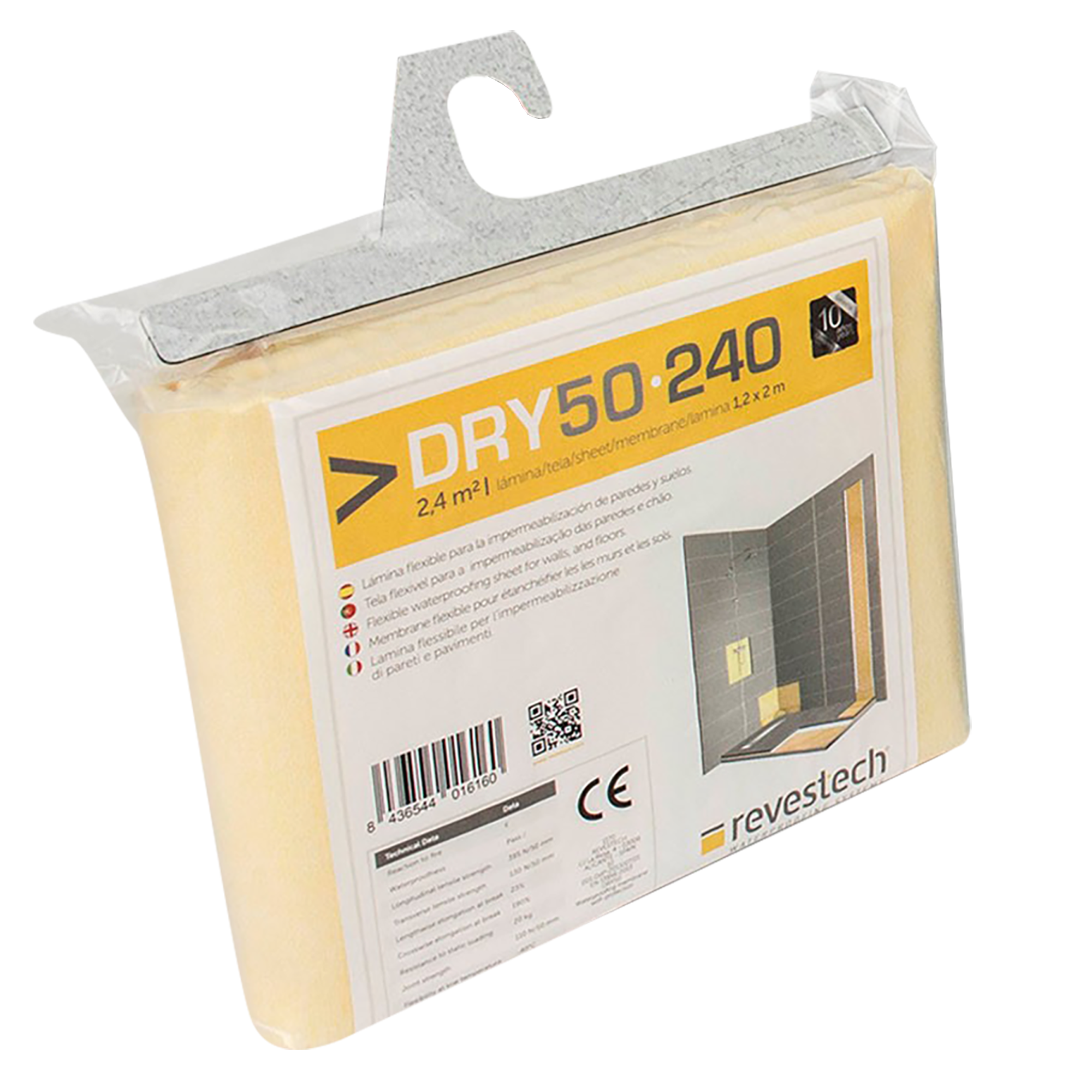 Lámina impermeabilizante dry 50-240 revestech