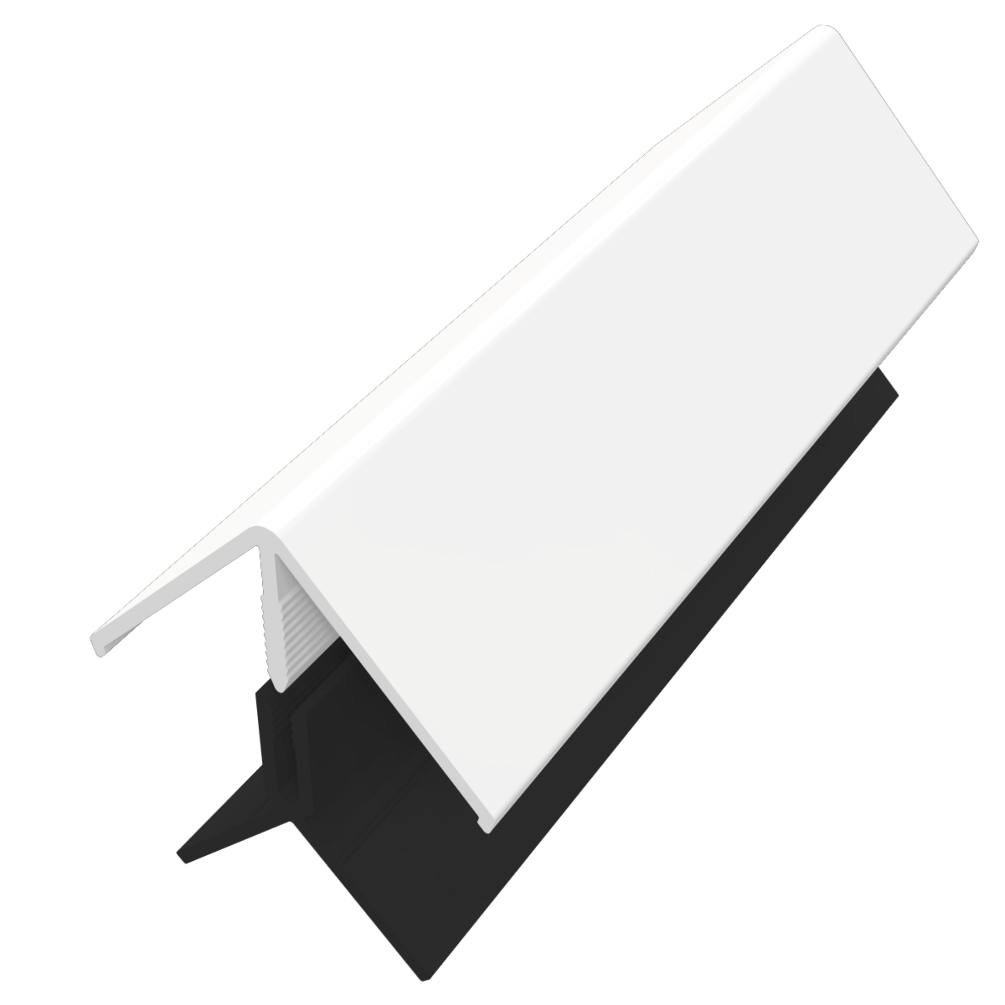 Esquinero exterior clipable faza/solid blanco 3m