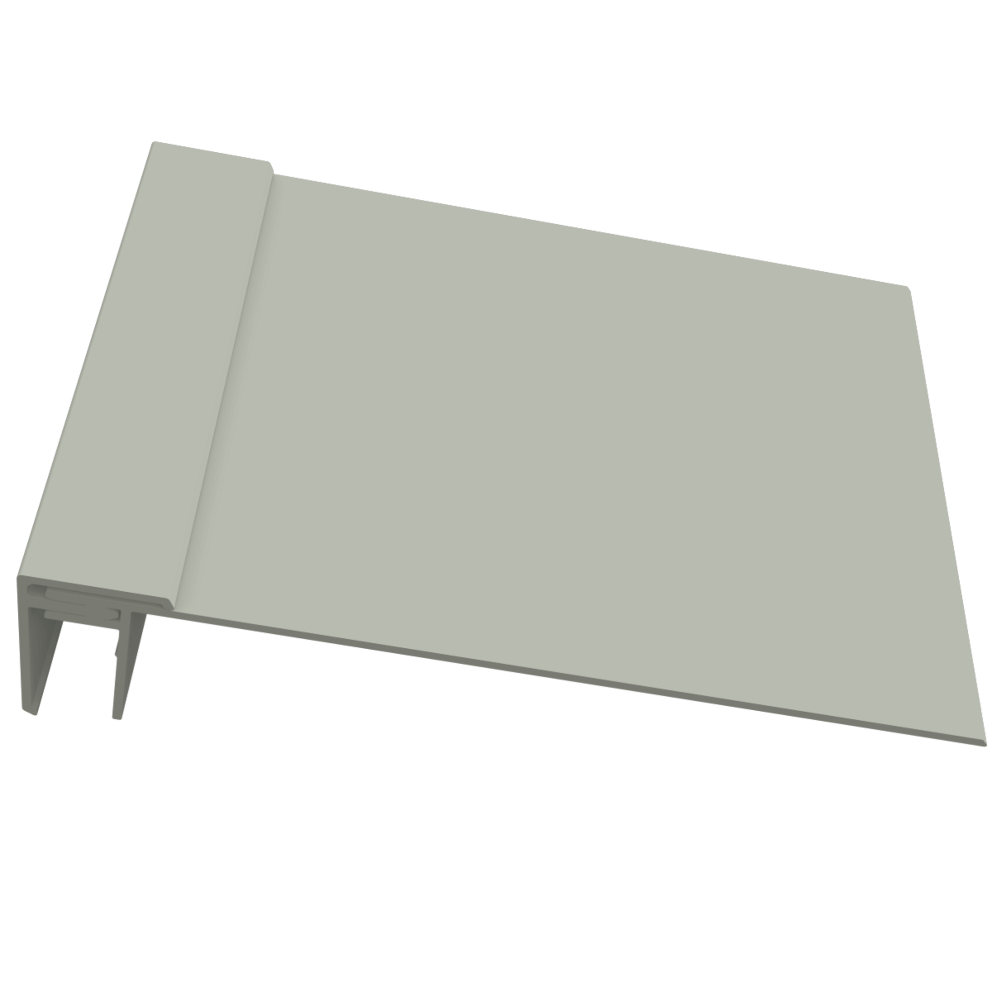 Perfil jamba 17cm faza gris niebla 3m