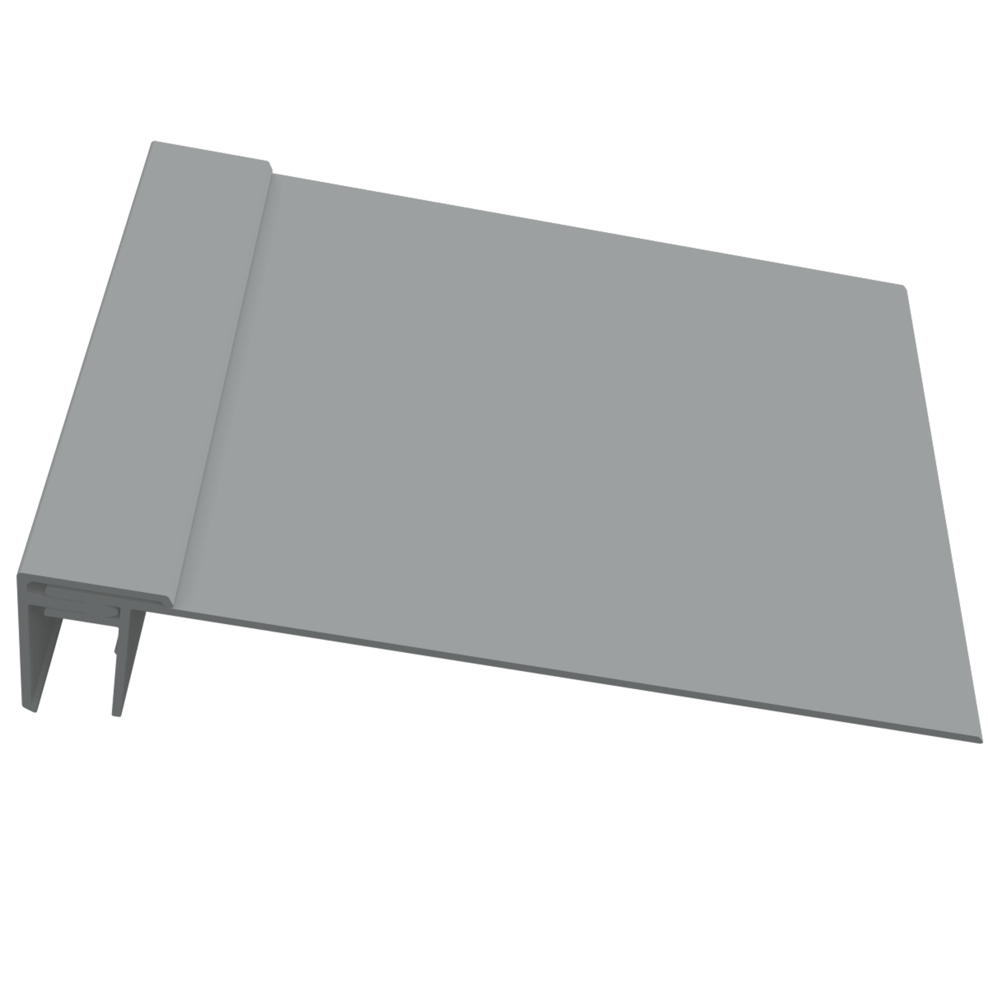 Perfil jamba 17cm faza gris 3m