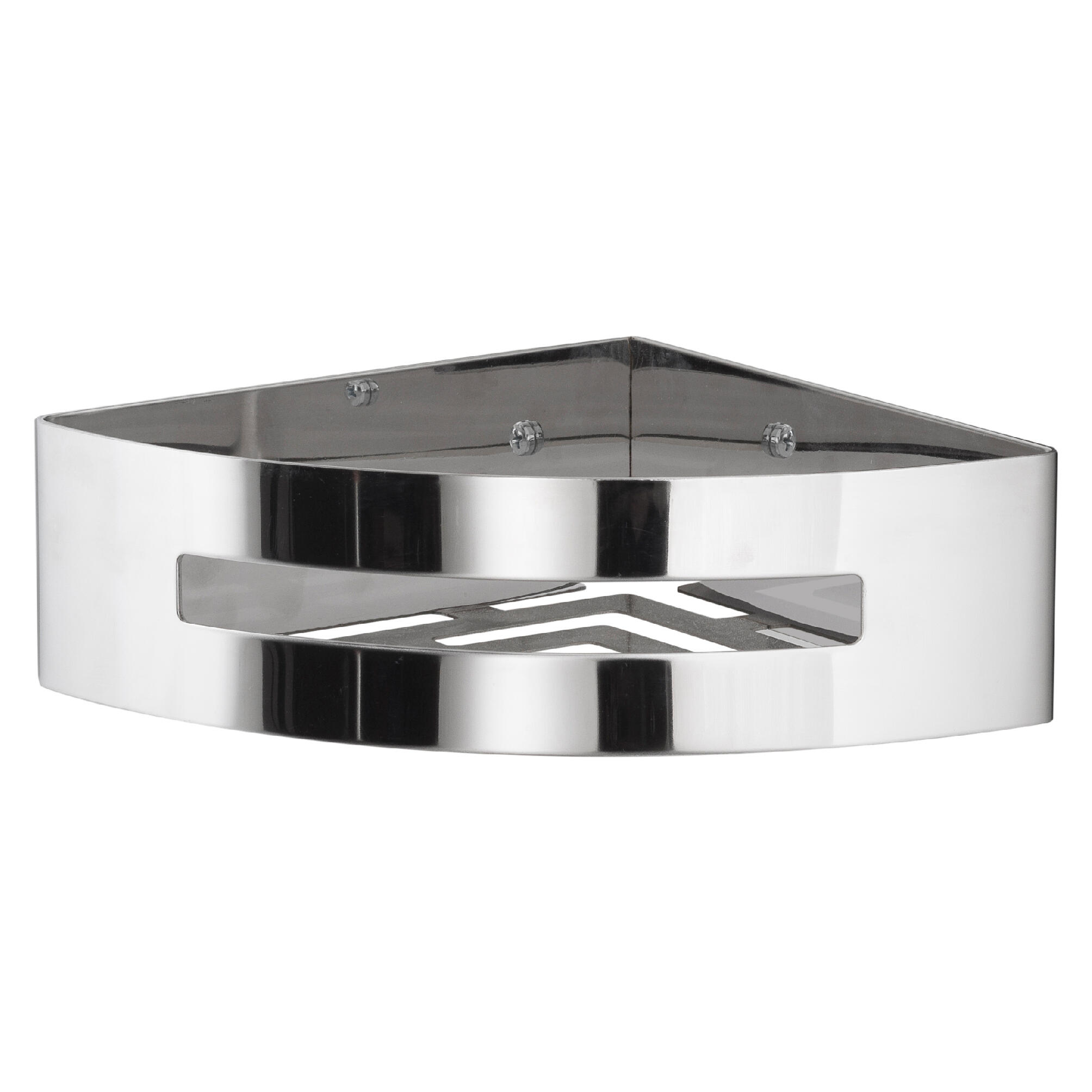 Organizador de ducha poseidon gris / plata 19.8x7.2x19.8 cm