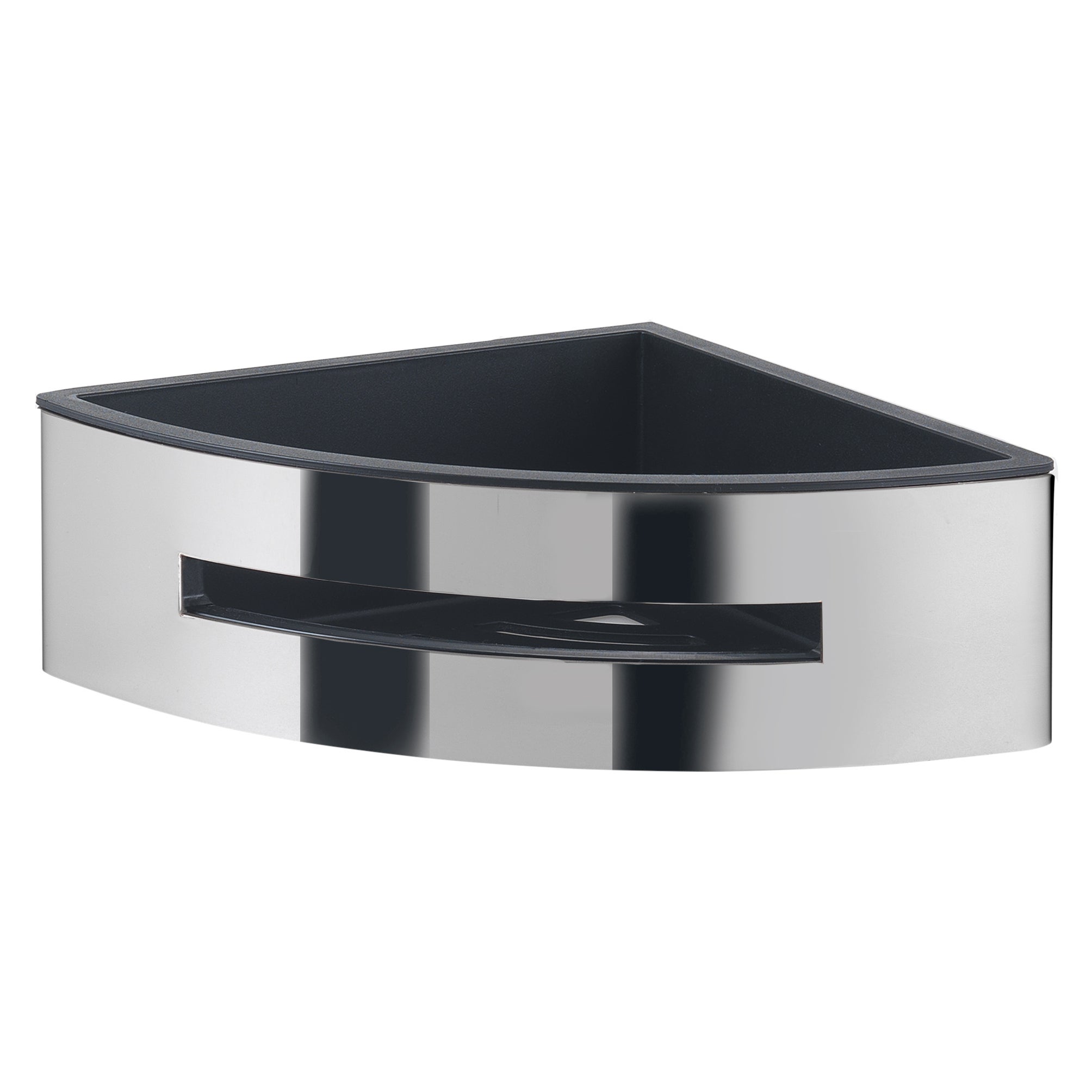 Organizador de ducha poseidon negro 19.8x7.2x19.8 cm