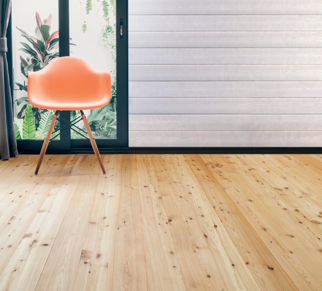 Pavimento de madeira maciça pinho natural 2em1 235x14cm 17 mm ISB