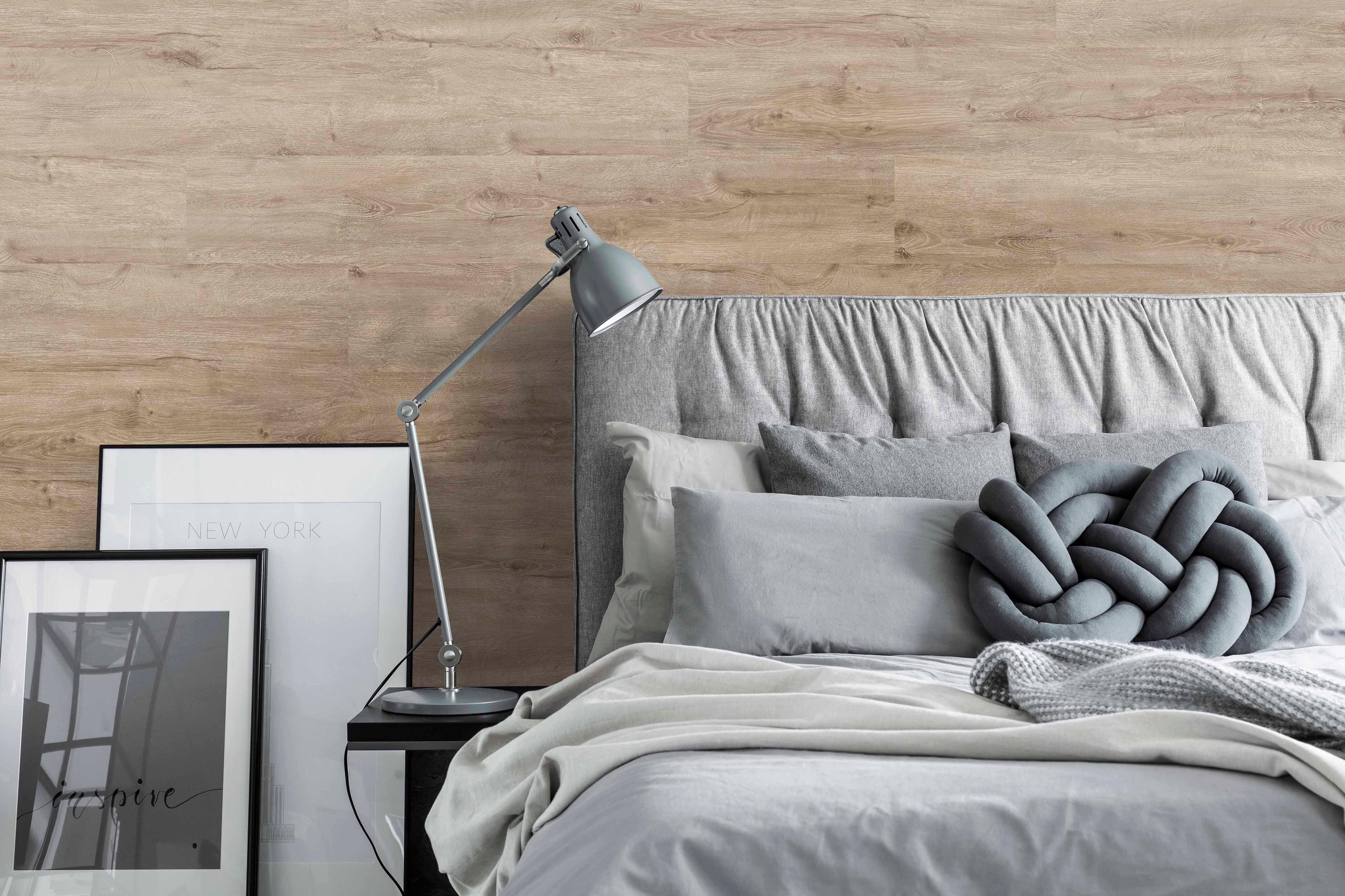 Revestimiento de pared de vinilo Trend Decor color roble calizo 178x80 ...