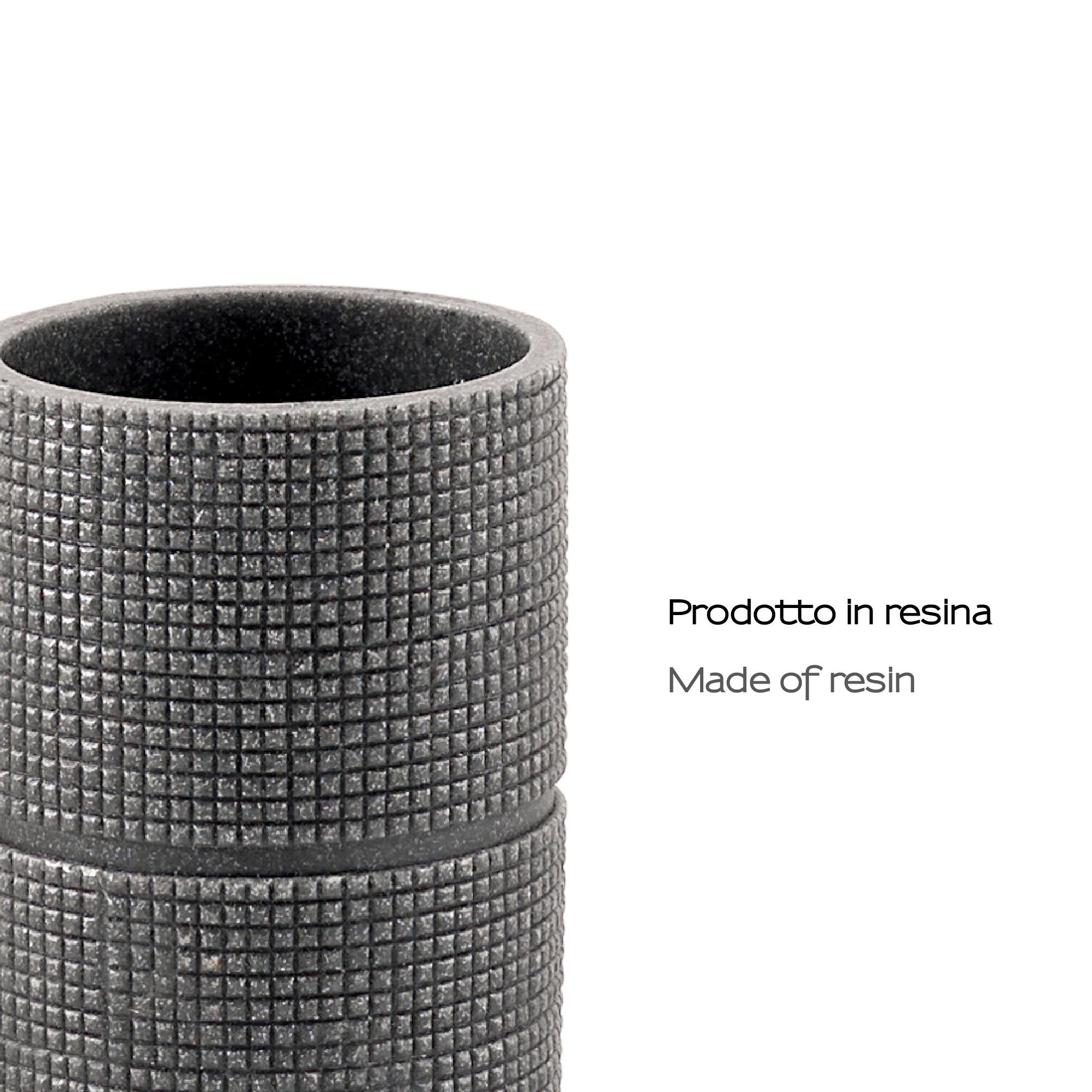 Vaso de baño petra gris mate