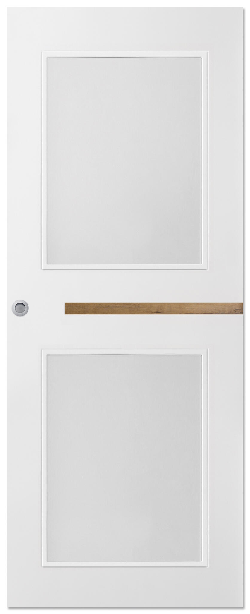 Puerta de interior corredera cristal denver blanco line uñero 92.5 cm