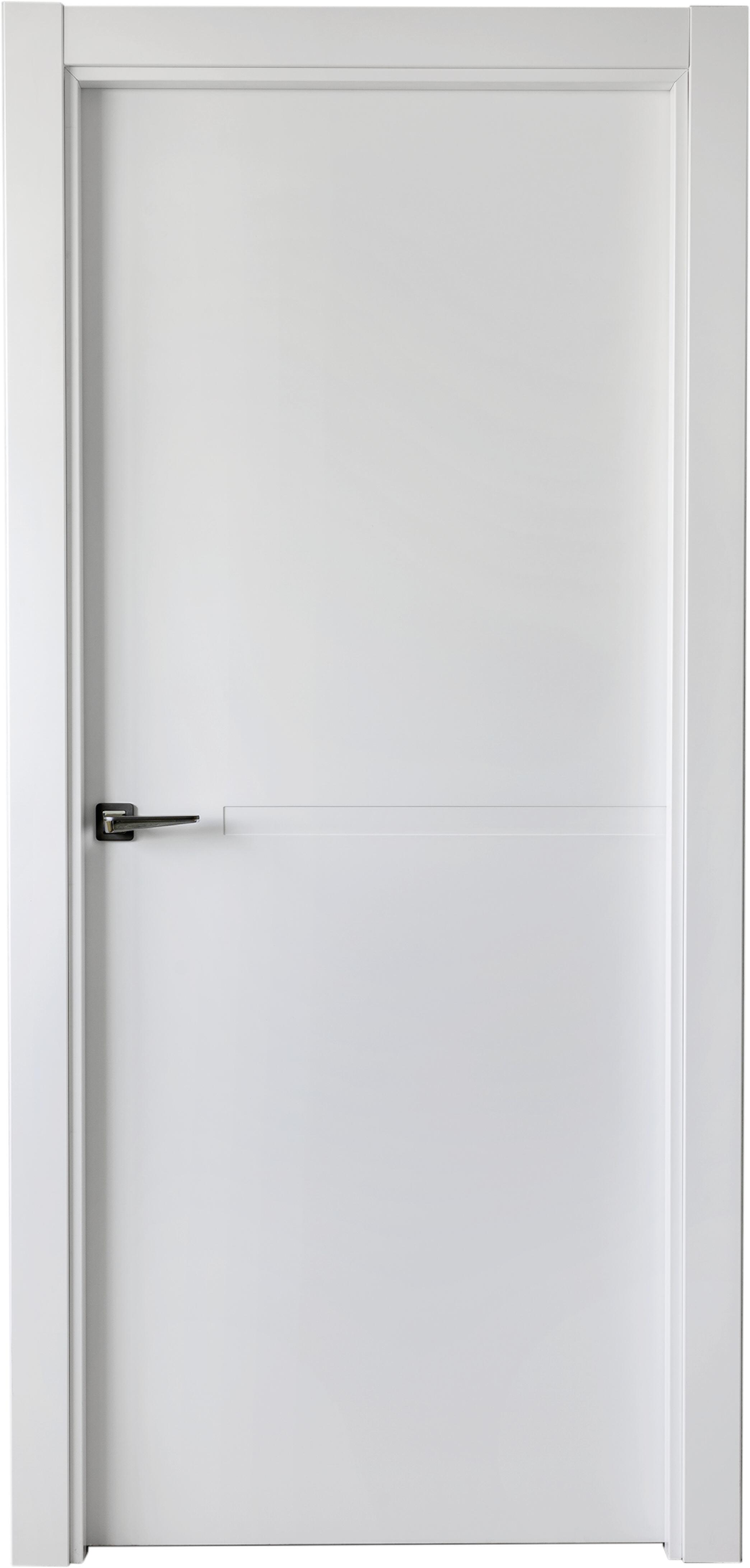 Puerta interior abatible denver bl blanco line apertura derecha 62.5cm