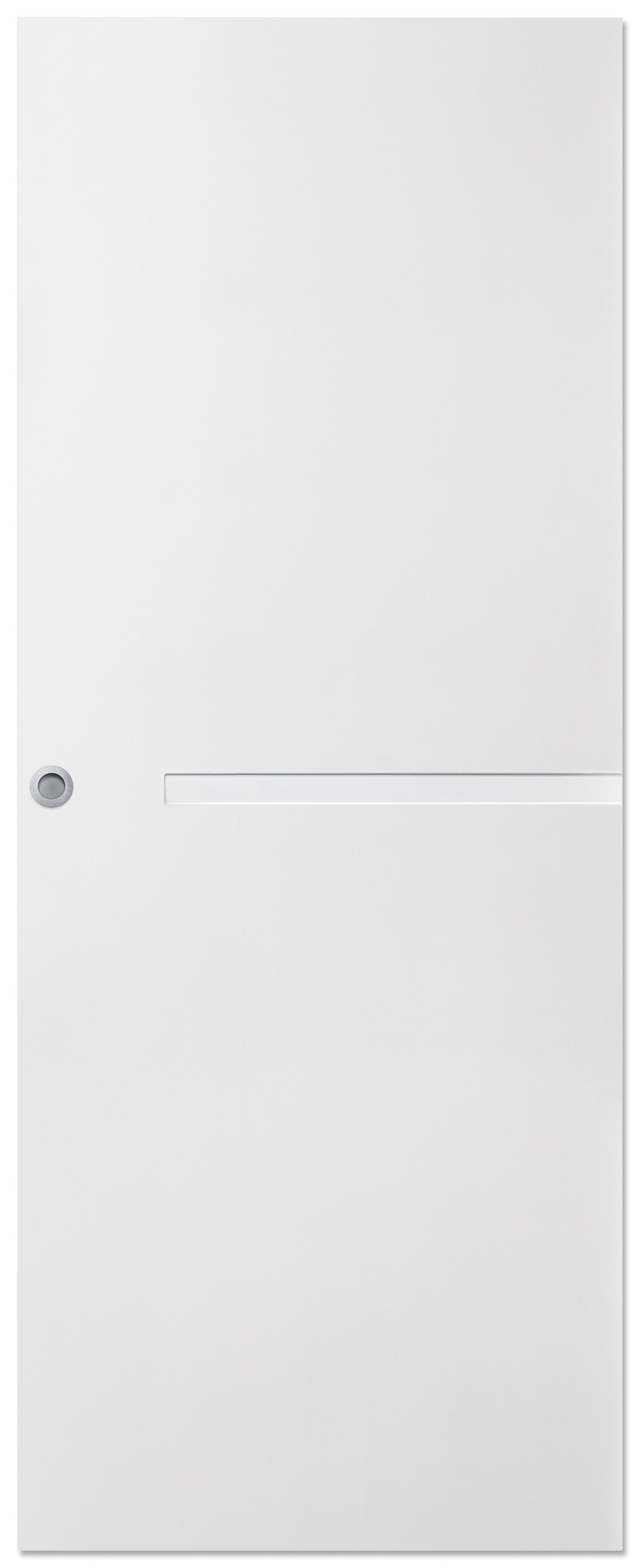 Puerta de interior corredera denver blanco line uñero y condena 72.5 cm