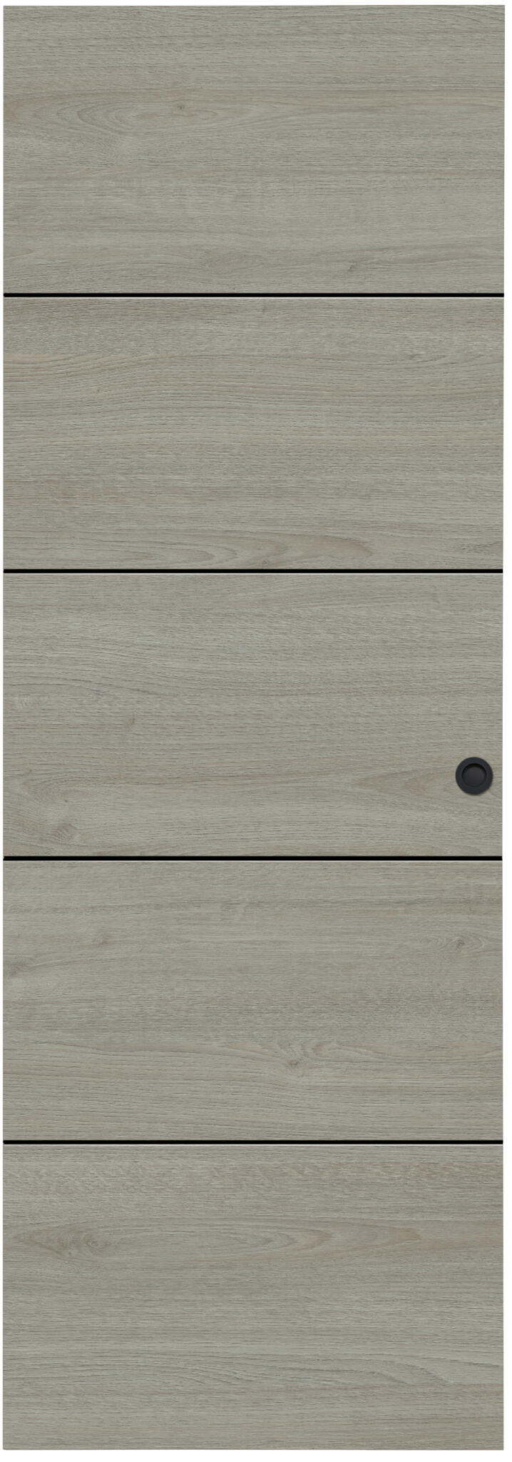 Puerta de interior corredera berna vila gris line uñero y condena 62.5 cm
