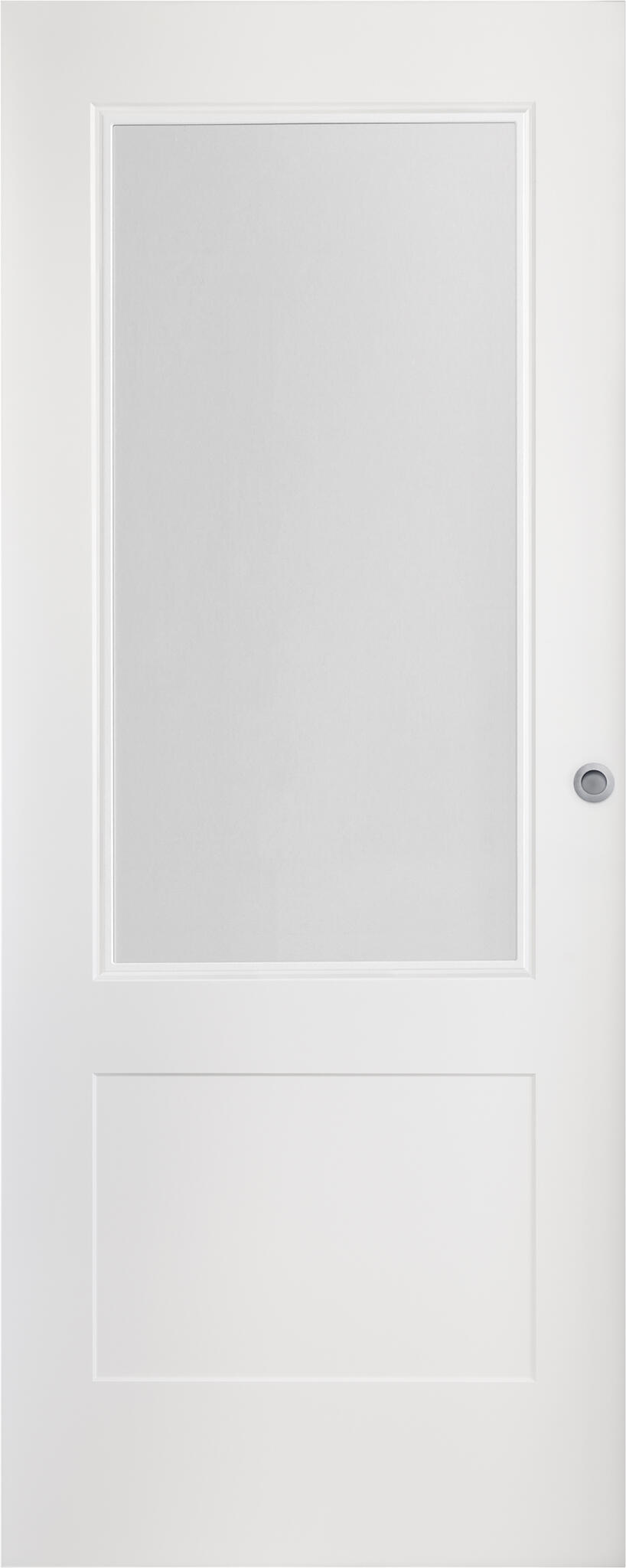 Puerta de interior corredera cristal atlanta blanco line plus uñero 92.5 cm