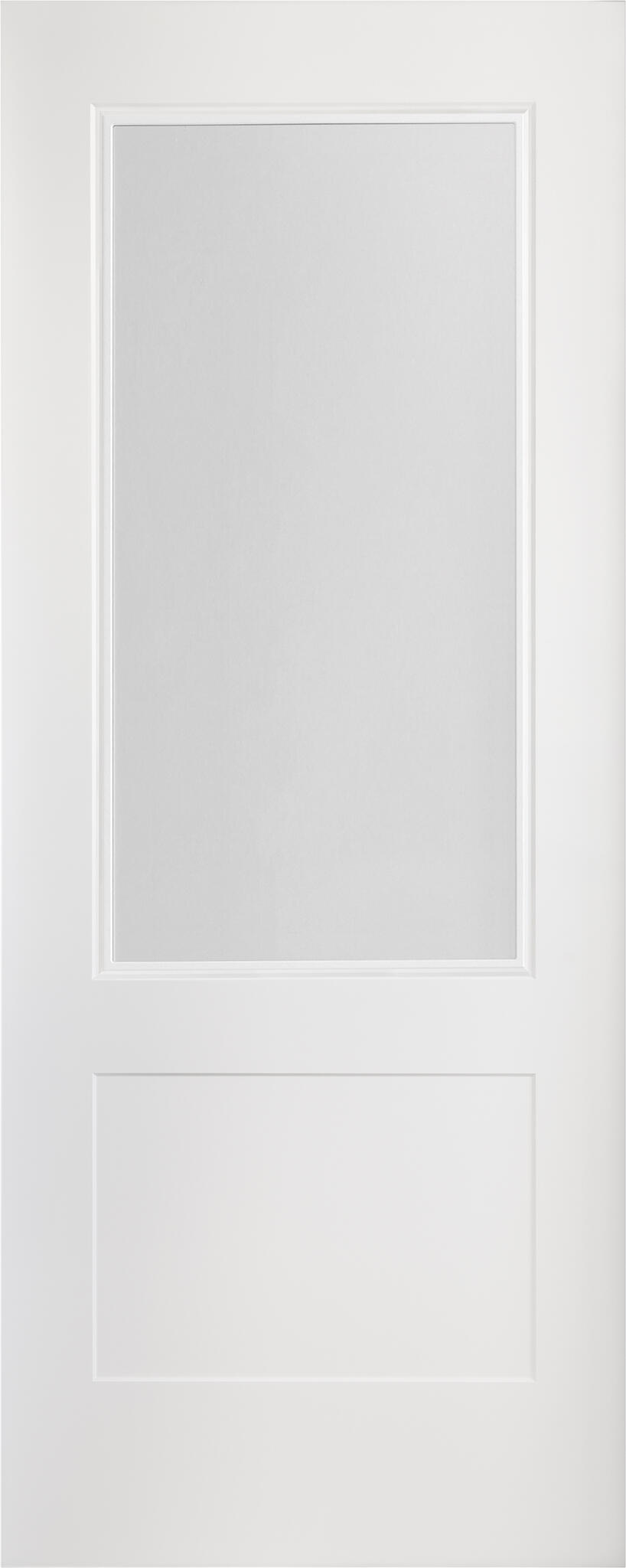 Puerta de interior corredera cristal atlanta blanco line plus 72.5 cm