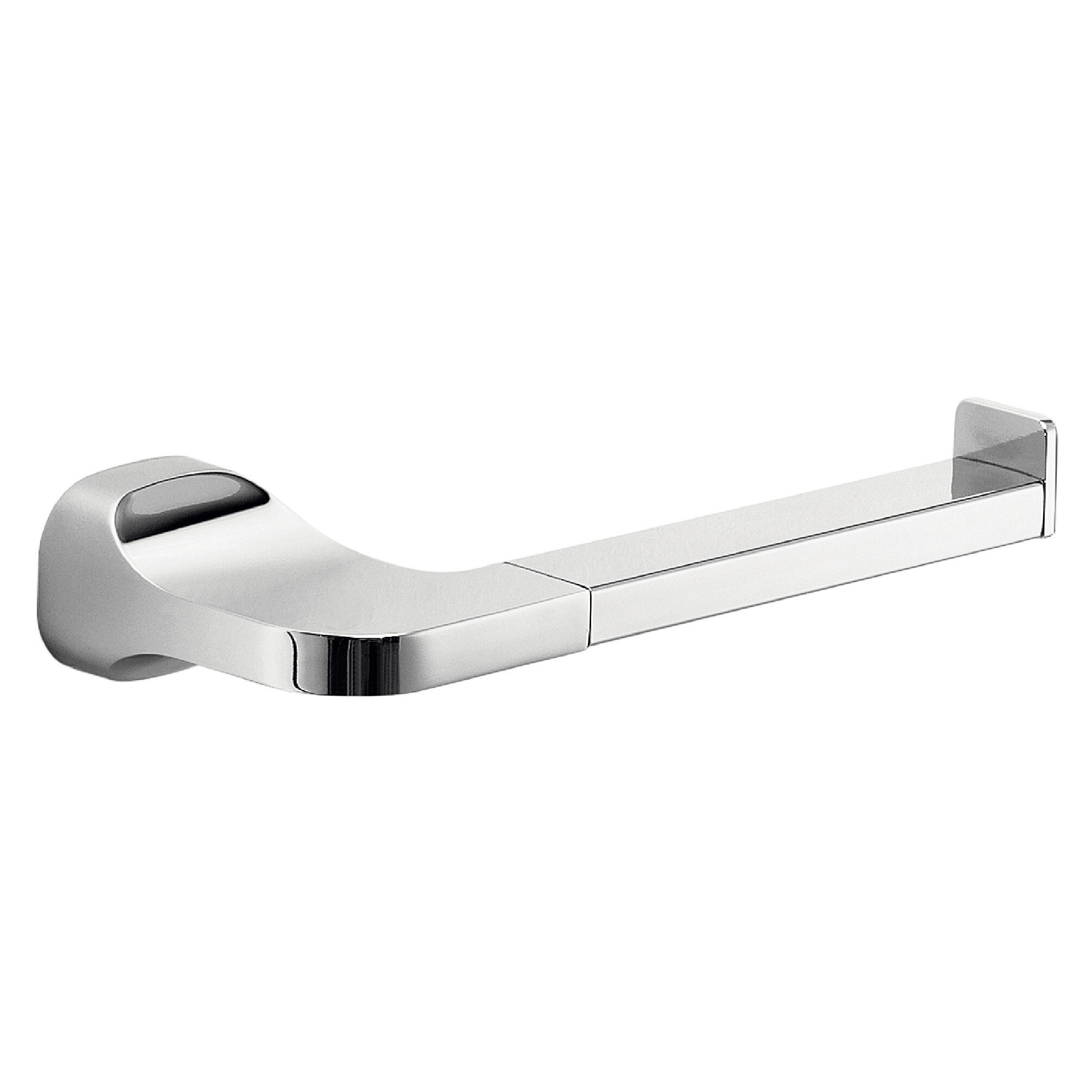 Portarrollo wc stelvio gris cromado 16.4x3.4 cm