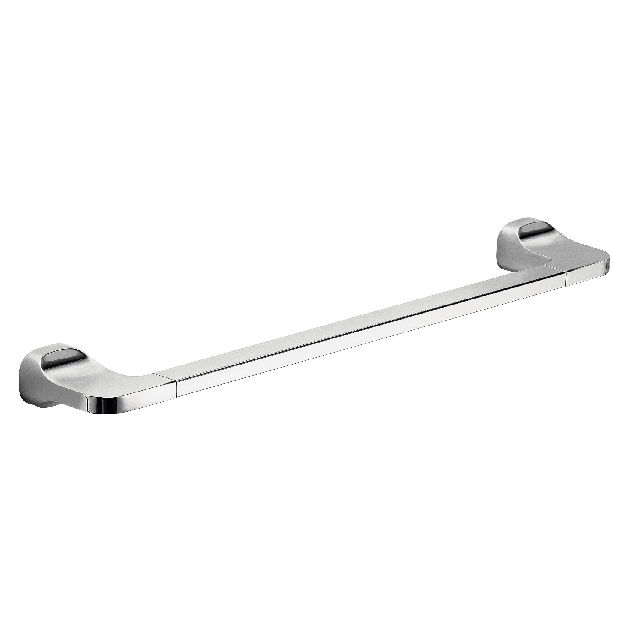 Toallero atornillar, encolado stelvio plata cromado brillante 45x3.4 cm