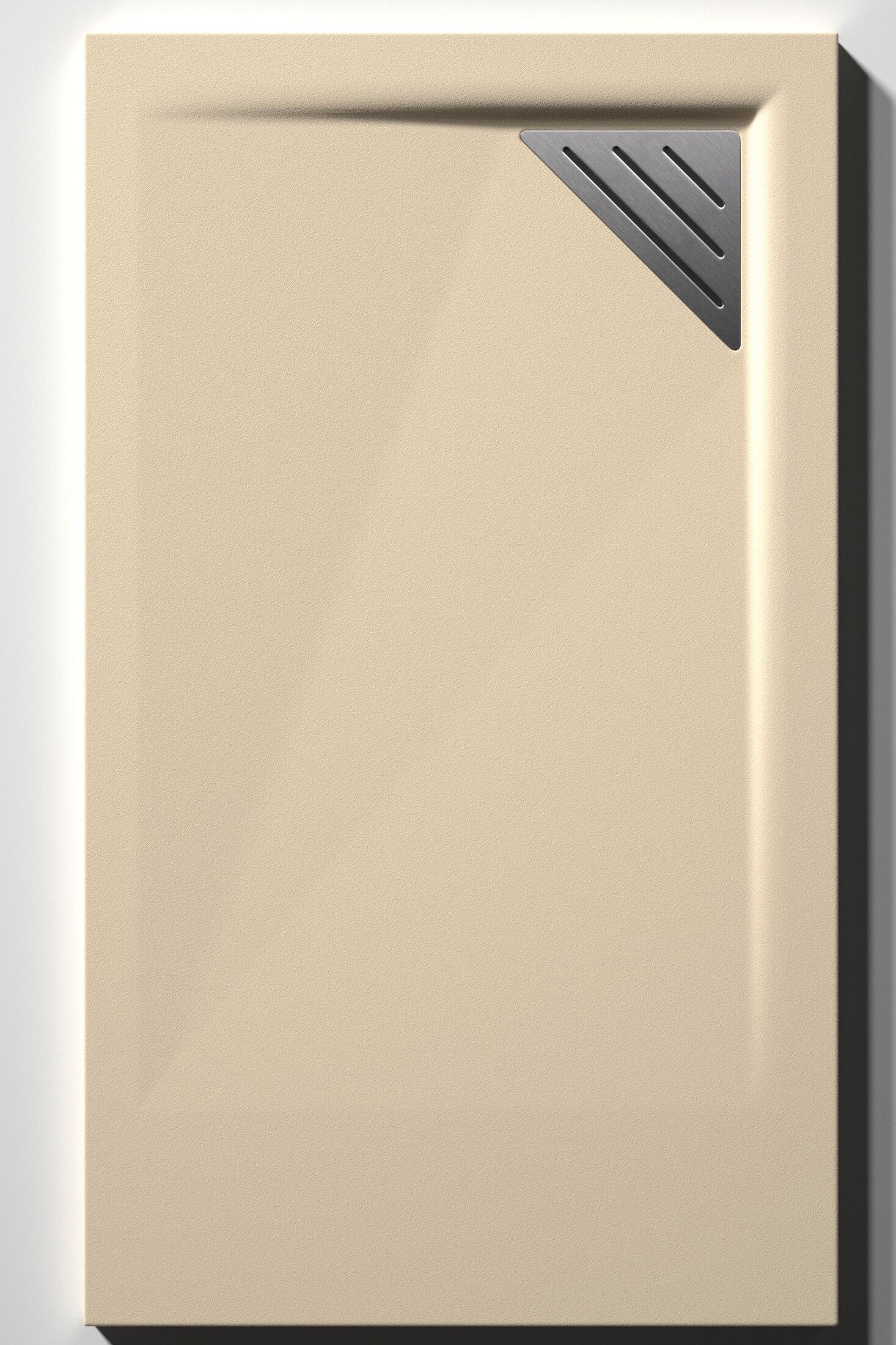 Plato de ducha meet 180x90 cm crema