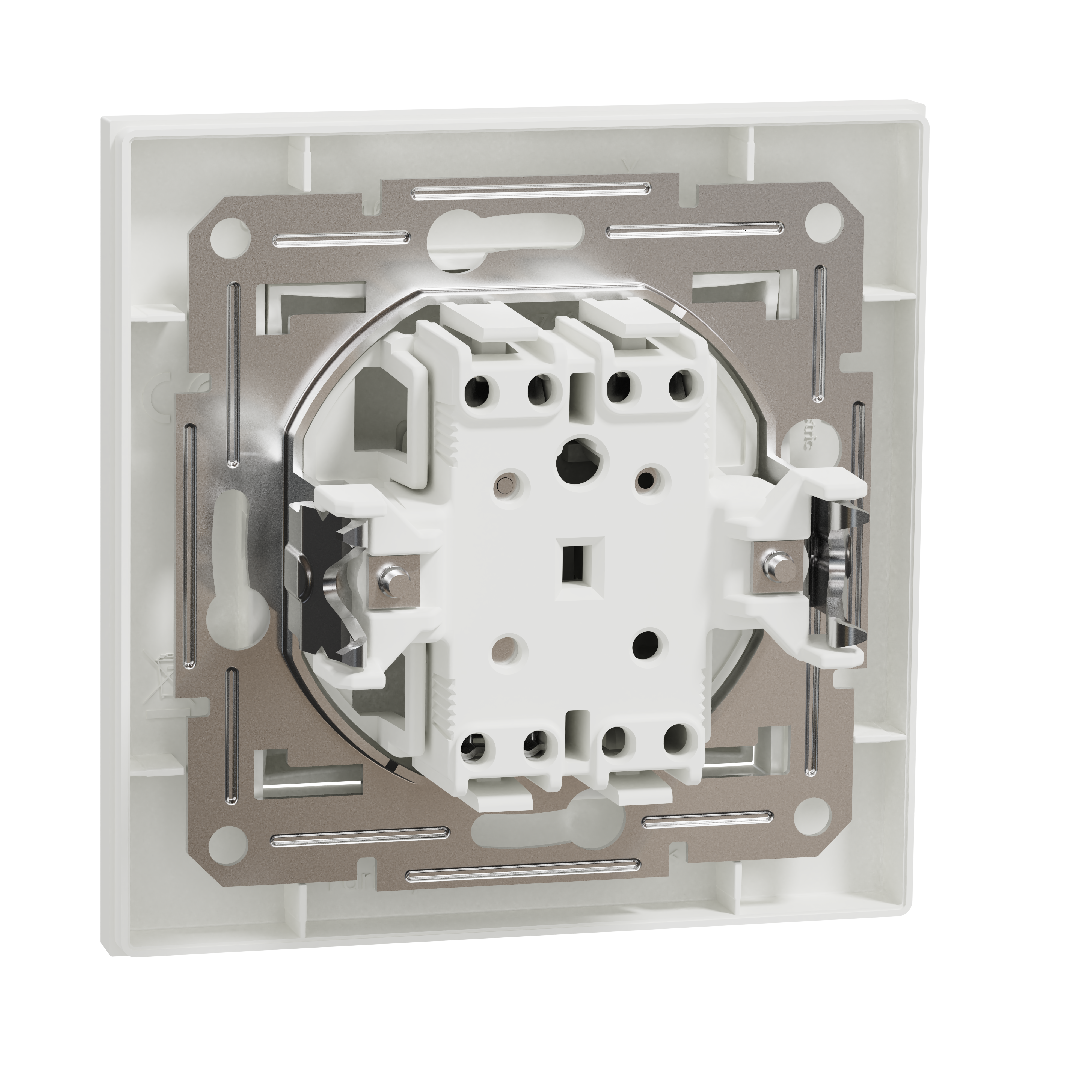 Pulsador de timbre SCHNEIDER ELECTRIC Miluz blanco - 4