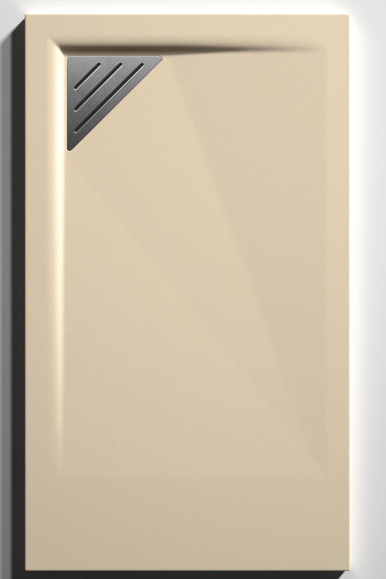 Plato de ducha meet 180x90 cm crema