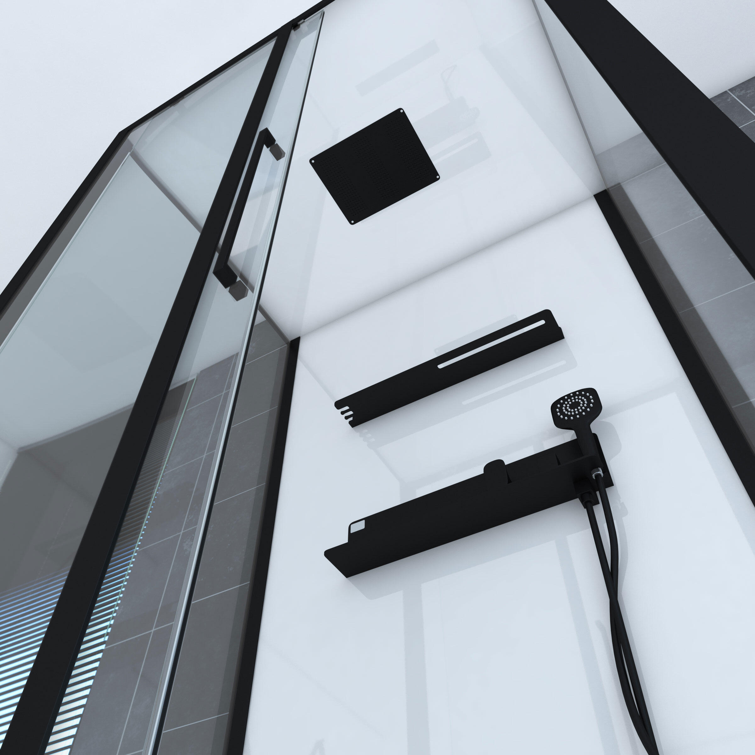 Cabine de douche l.90 x L.115 x H.217 cm Phantom 3 - 5