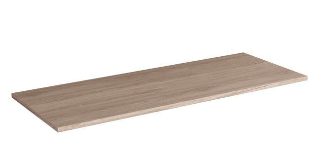 Encimera lavabo  Moon roble 120x46x2 cm