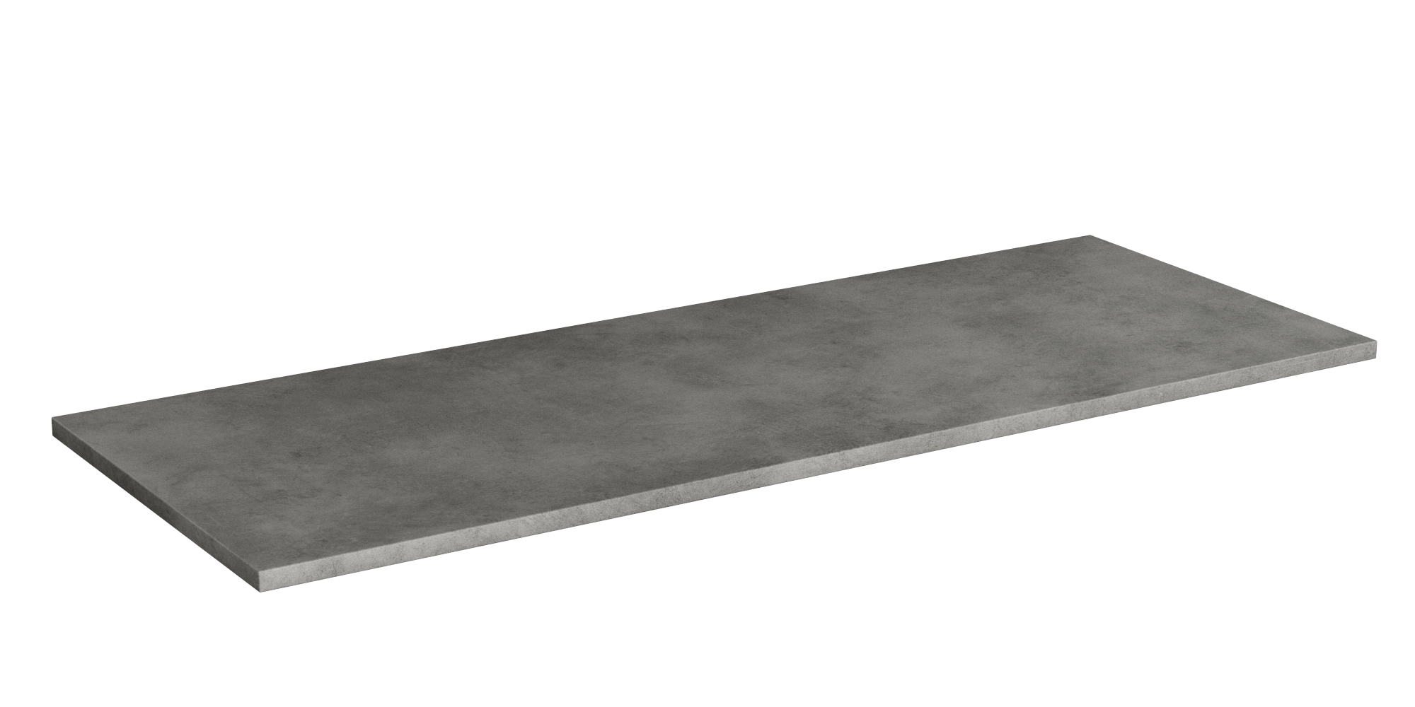 Encimera lavabo moon acabado cemento 160x46x2 cm