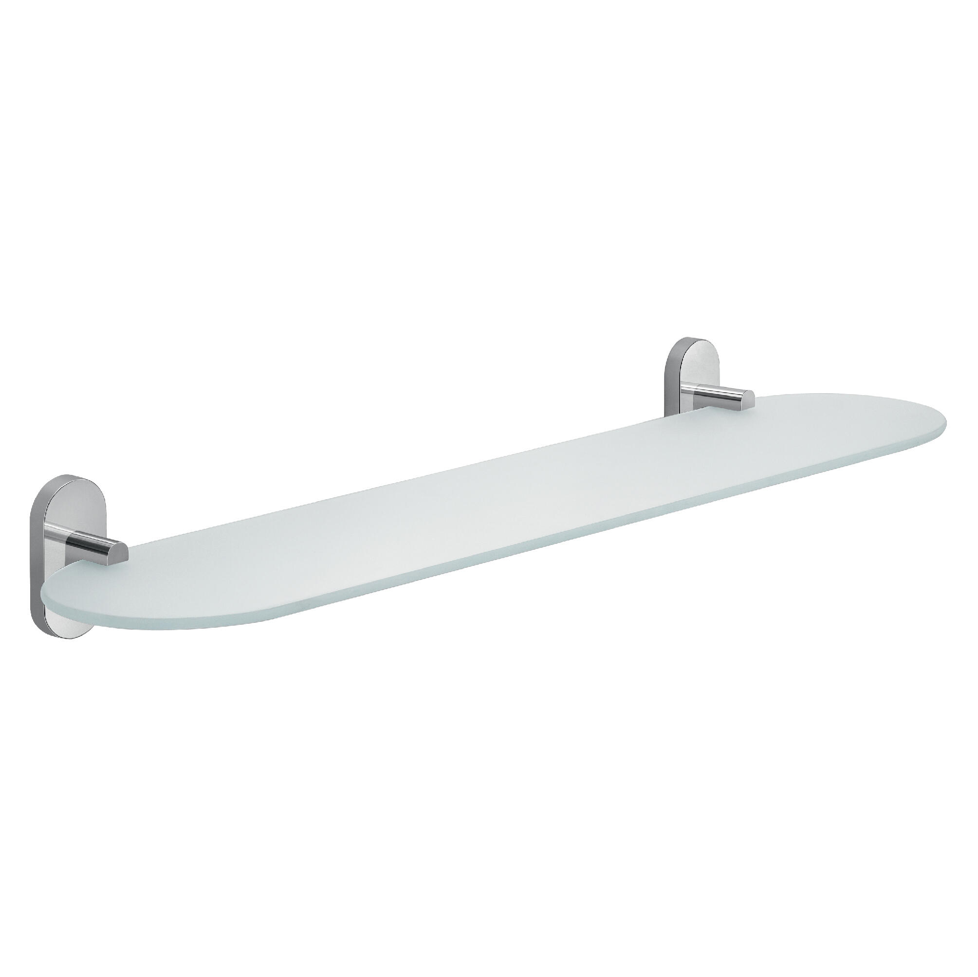 Estante para el baño de cristal transparente febo 14.5x14.5x7cm