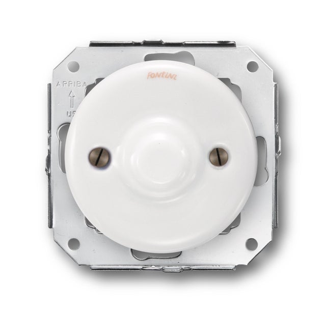 Tampa cega Garby porcelana branco