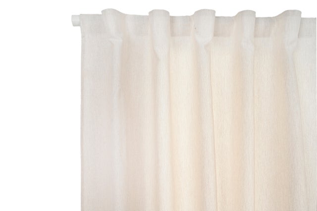 Cortinado fita para franzir velia 140x270cm bege