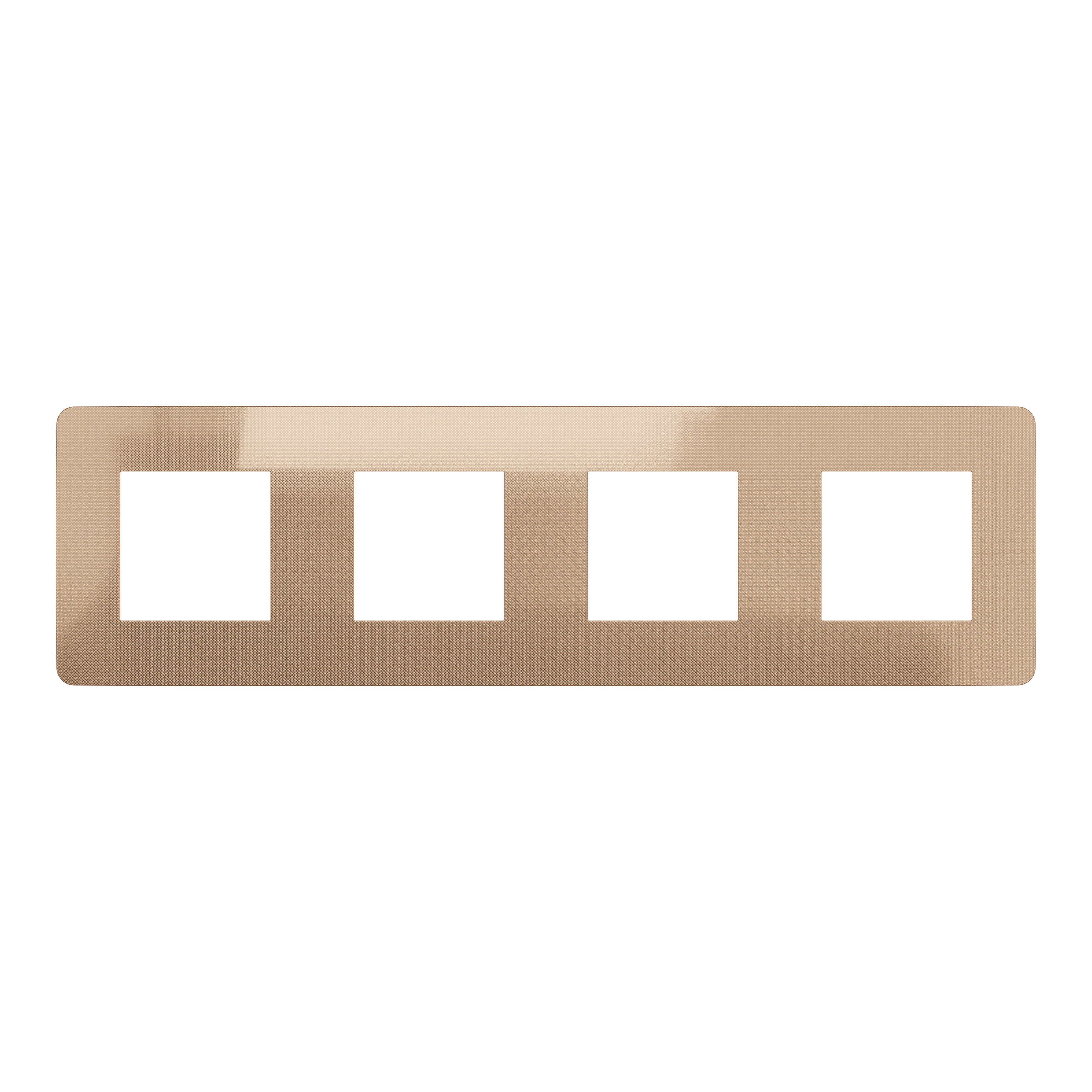 Marco cuadruple studio metal cobre bl
