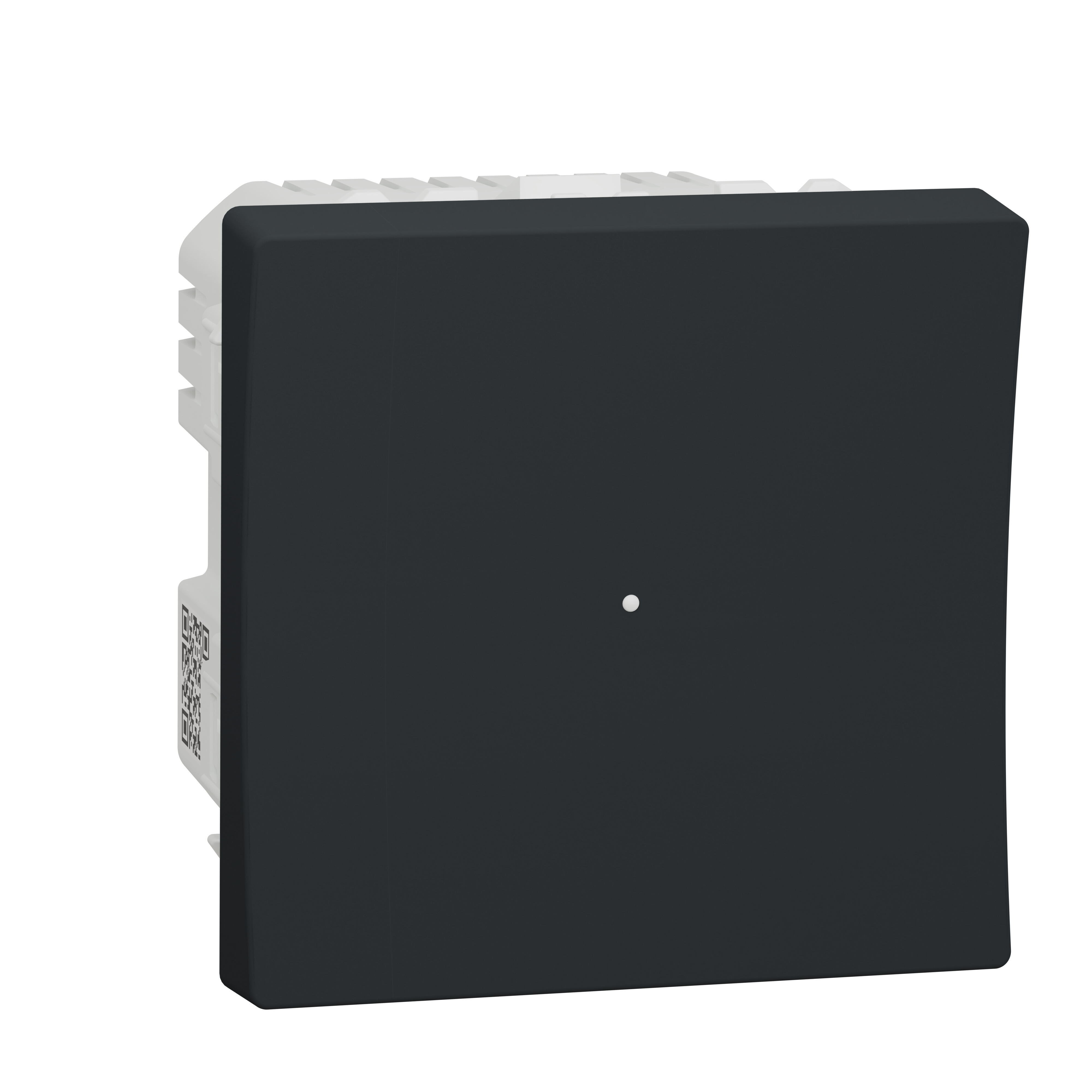 Regulador led pulsador de luz schneider wiser antracita