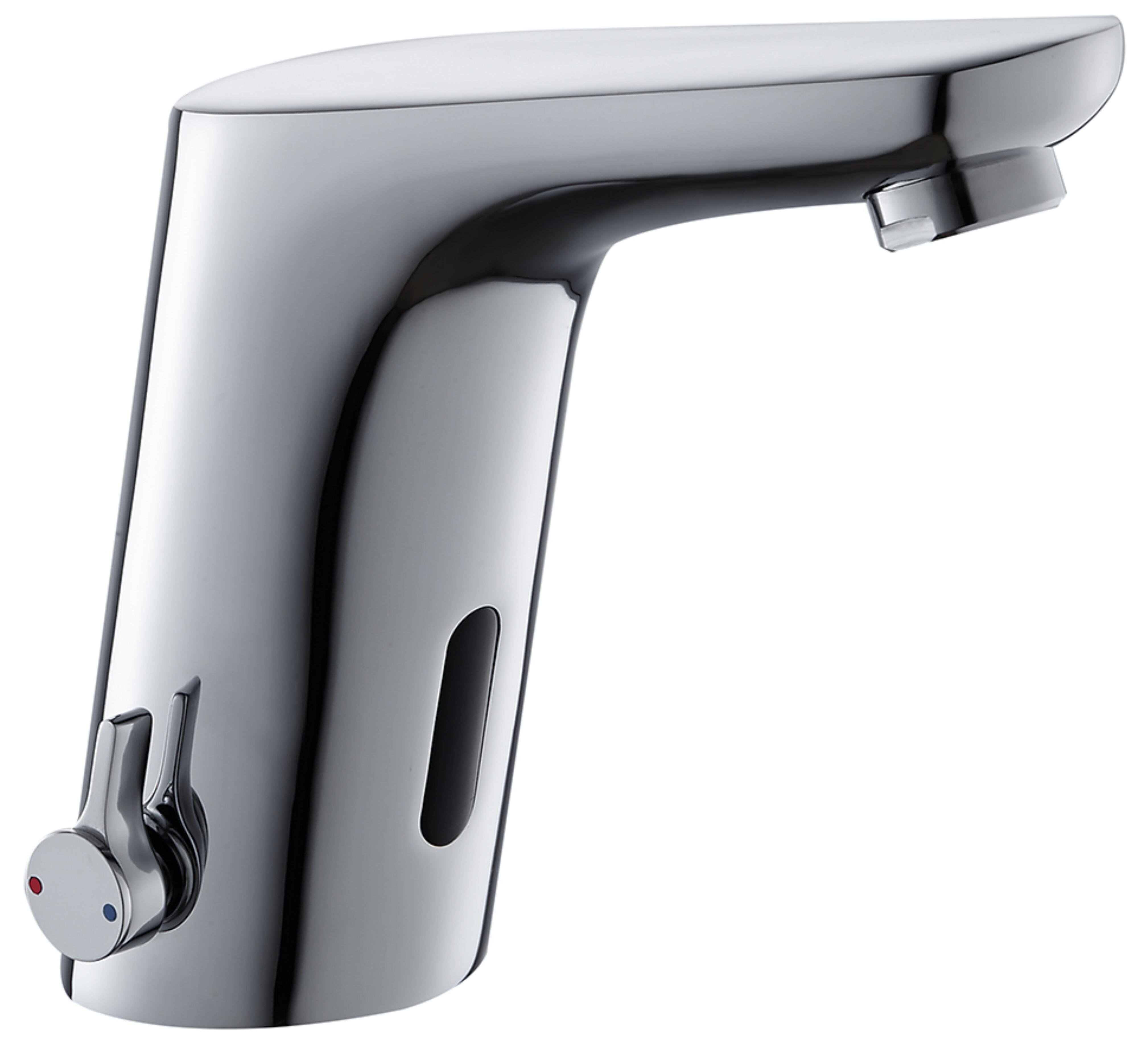 Grifo de lavabo EDOUARD ROUSSEAU con sensor infrarrojos cromo brillo. Antical. Latón.  - 2