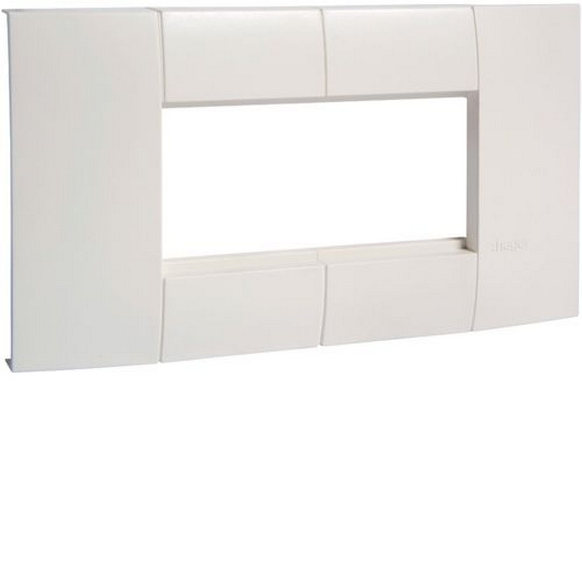 Adaptador doble schuko tehalit para canal 90x40 mm