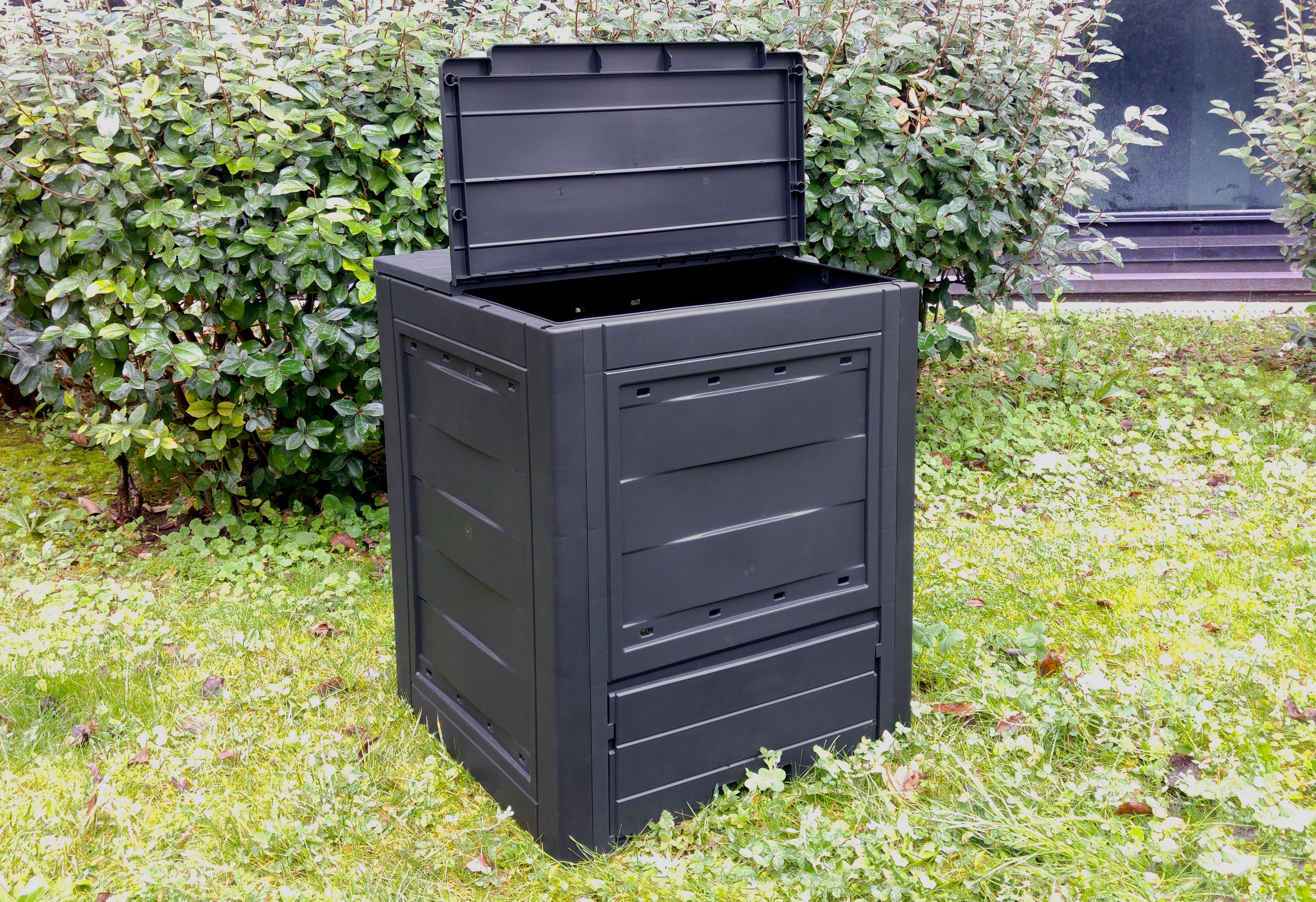 Compostador Ambition para exterior de polipropileno de 260 litros - 5