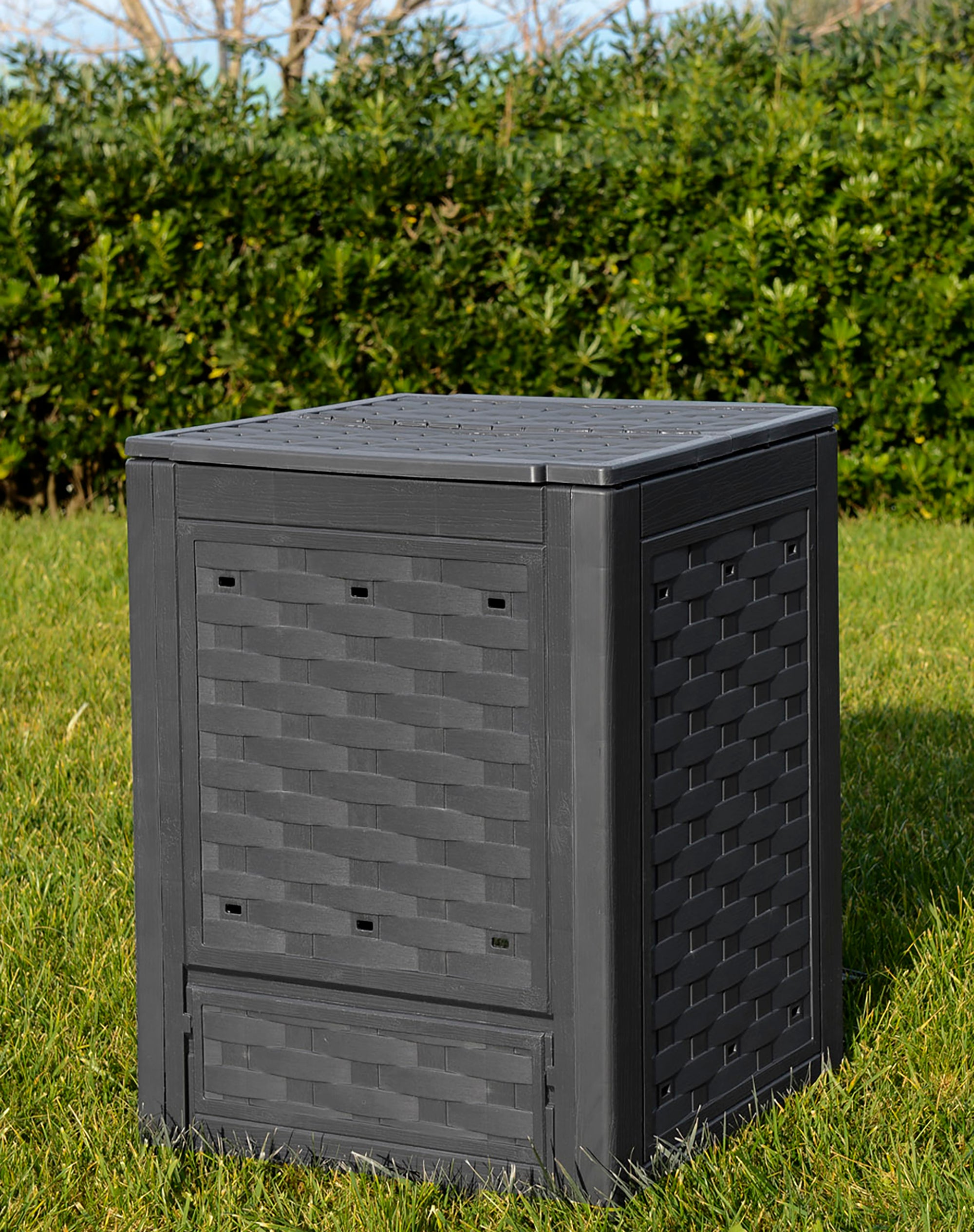 Compostador Rattan para exterior de polipropileno de 300 litros - 2
