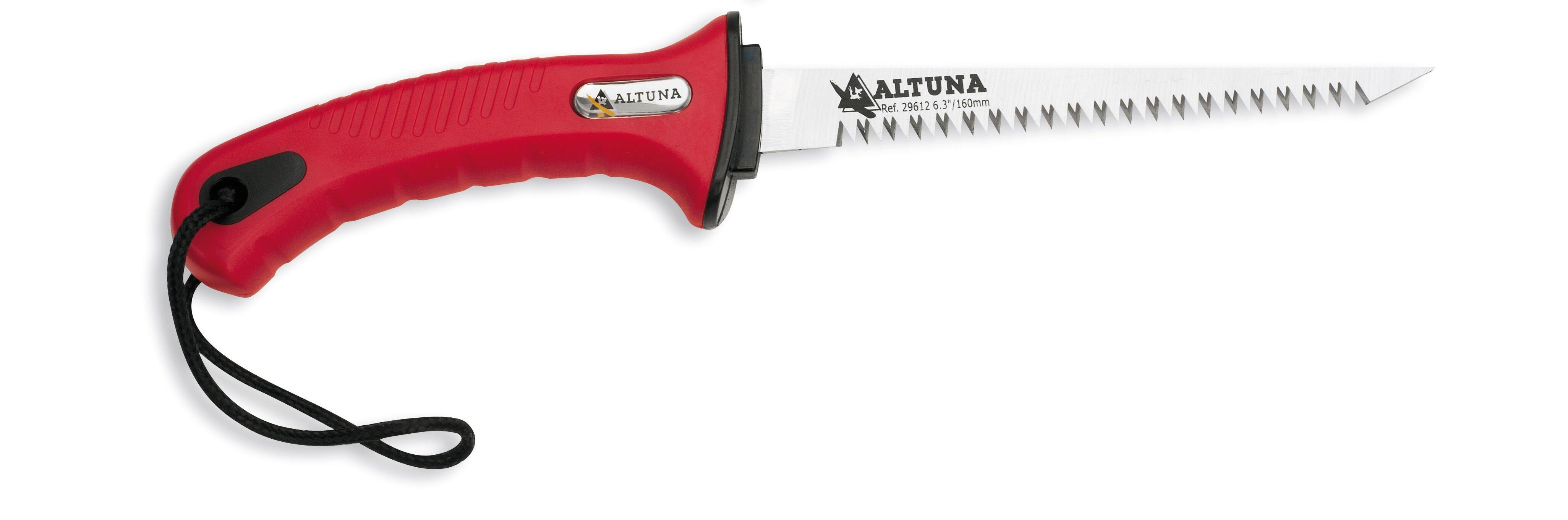 Serrucho de jardín altuna de acero con dentado japonés para ramas y raíces