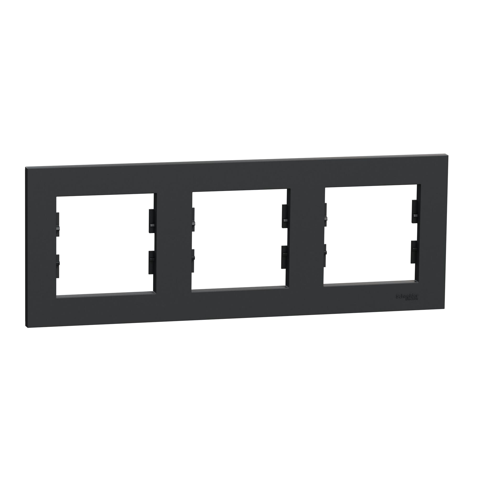 Marco triple schneider electric miluz antracita