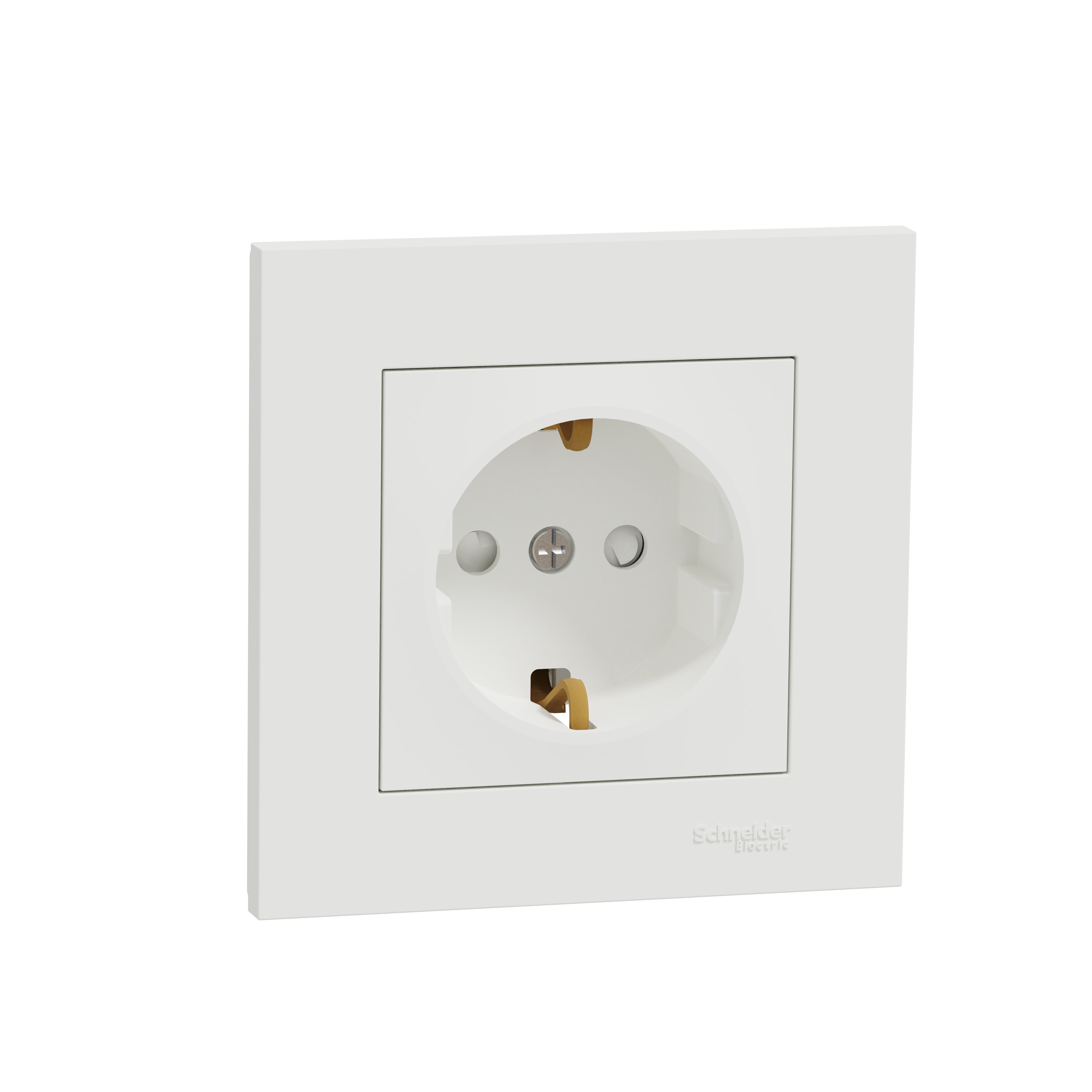 Pack 5 tomadas 2P+T MILUZ SCHNEIDER 16A BRANCO - 3