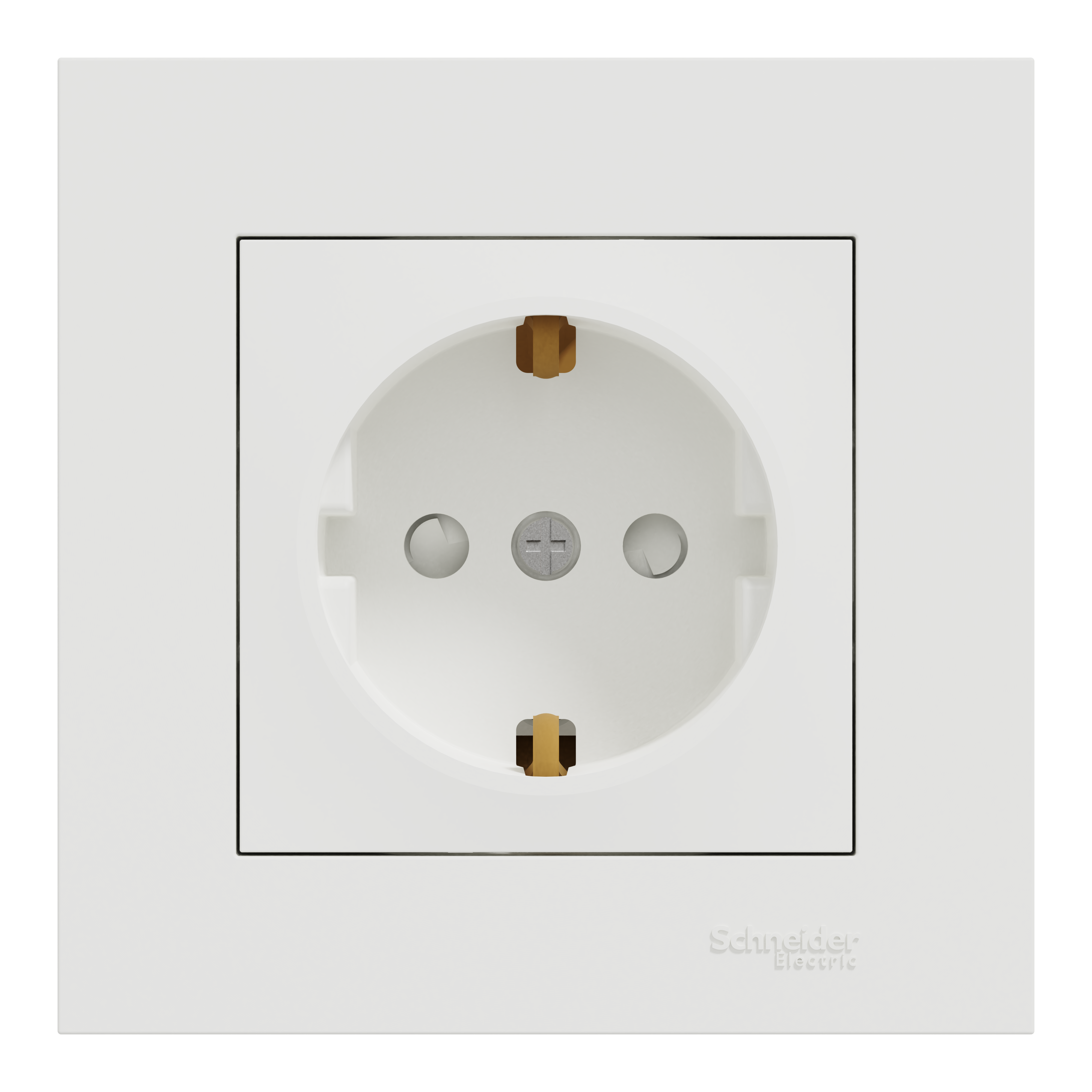 Pack 5 tomadas 2P+T MILUZ SCHNEIDER 16A BRANCO - 9