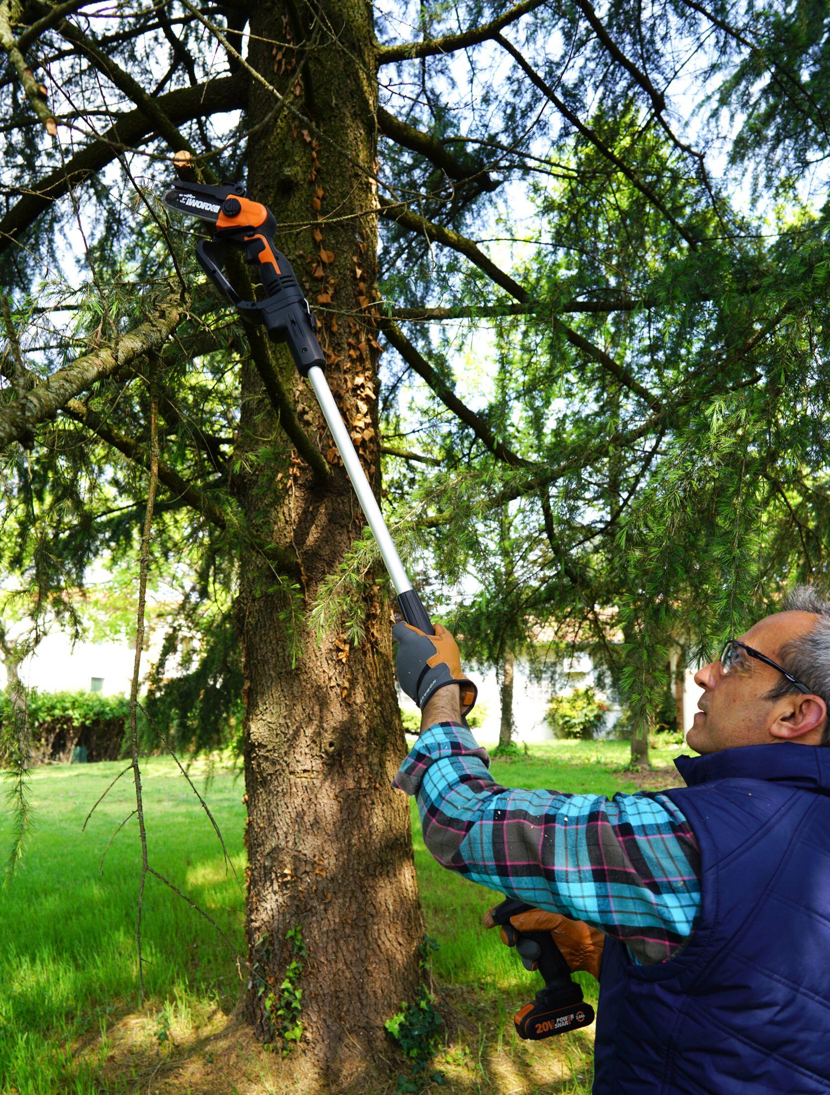 Extensor para podadora Worx WA4301 125 cm - 4